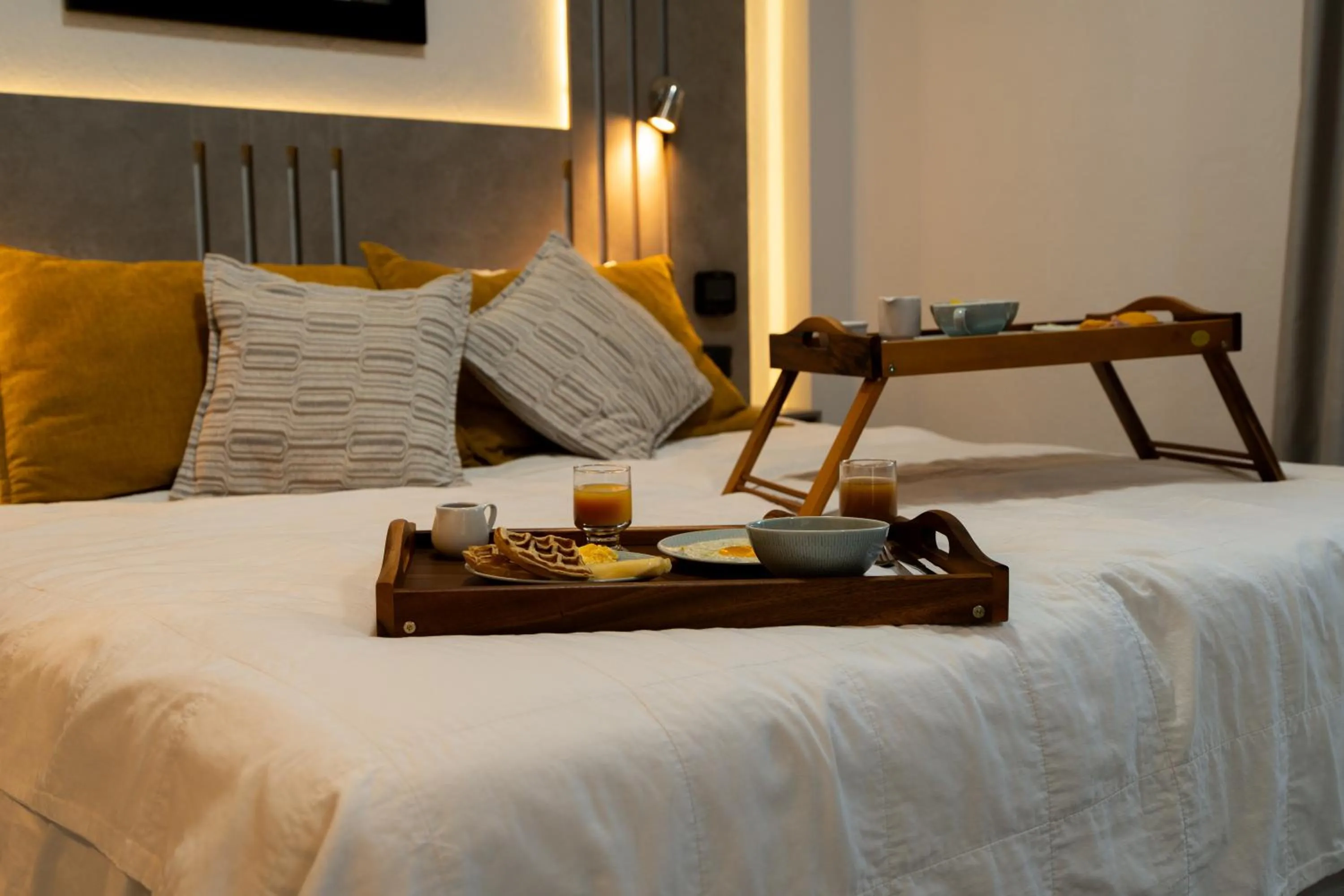 Bed in Hotel Santa Fe