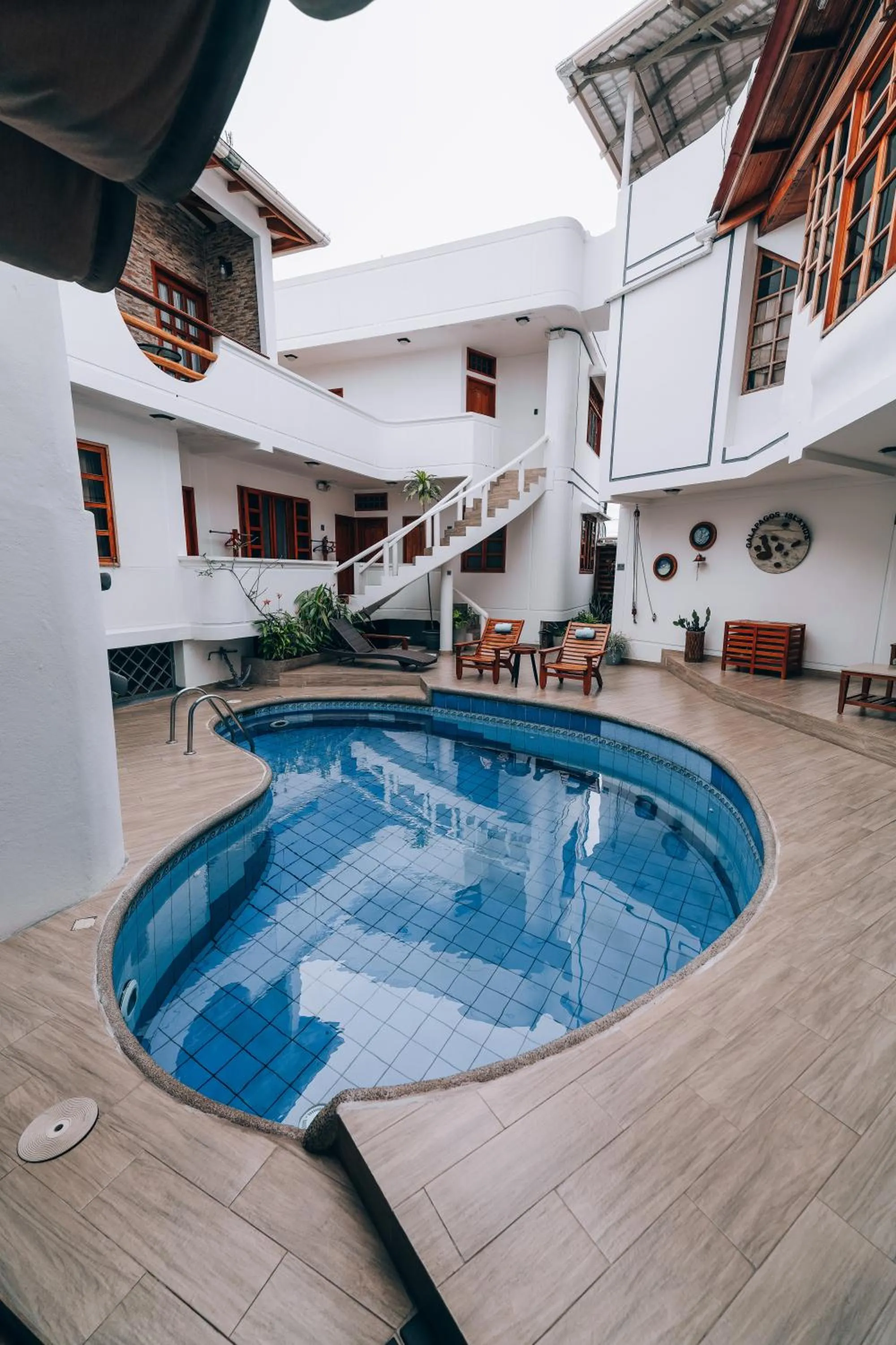 Swimming pool in Hotel Santa Fe