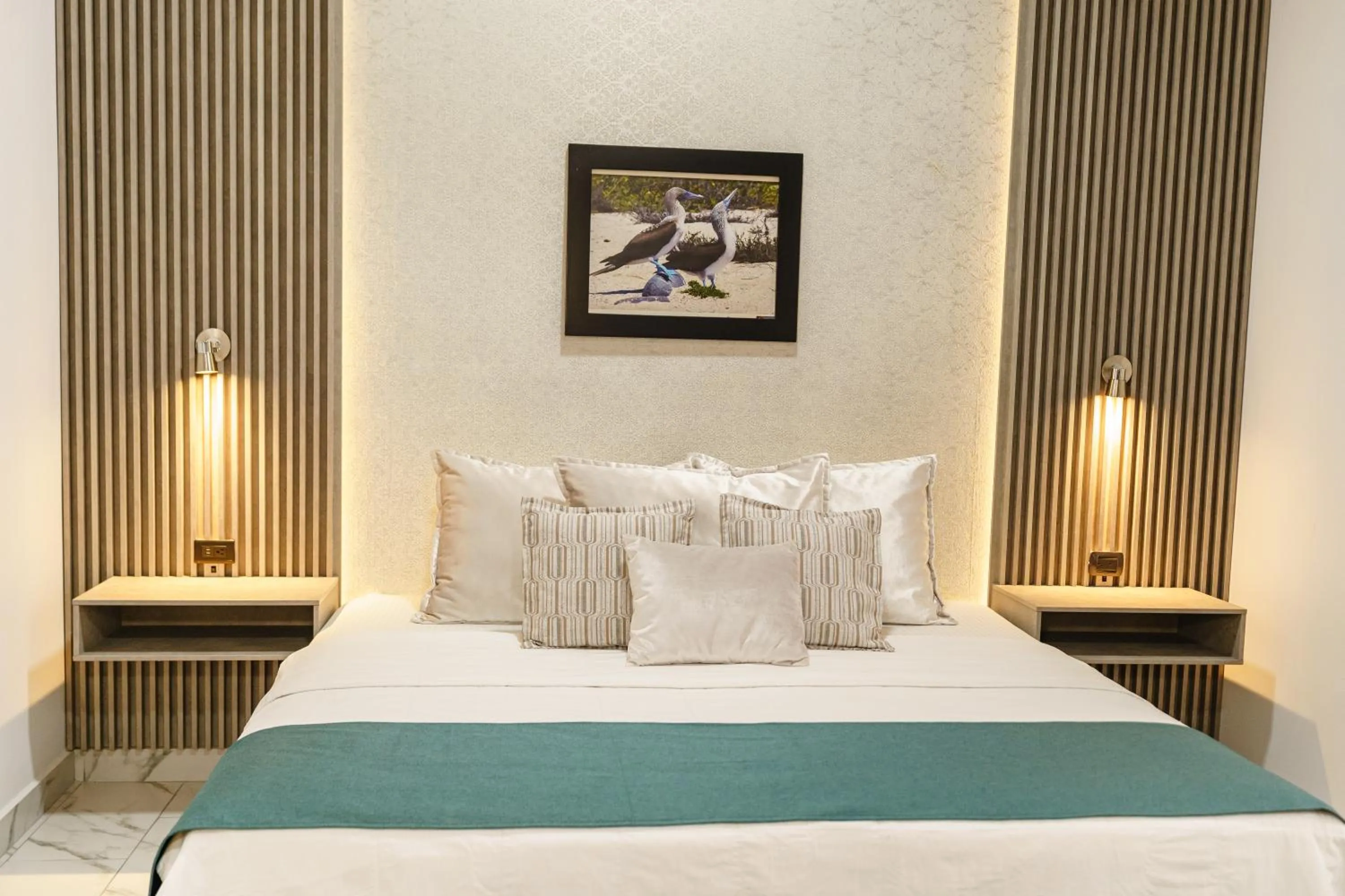 Bed in Hotel Santa Fe