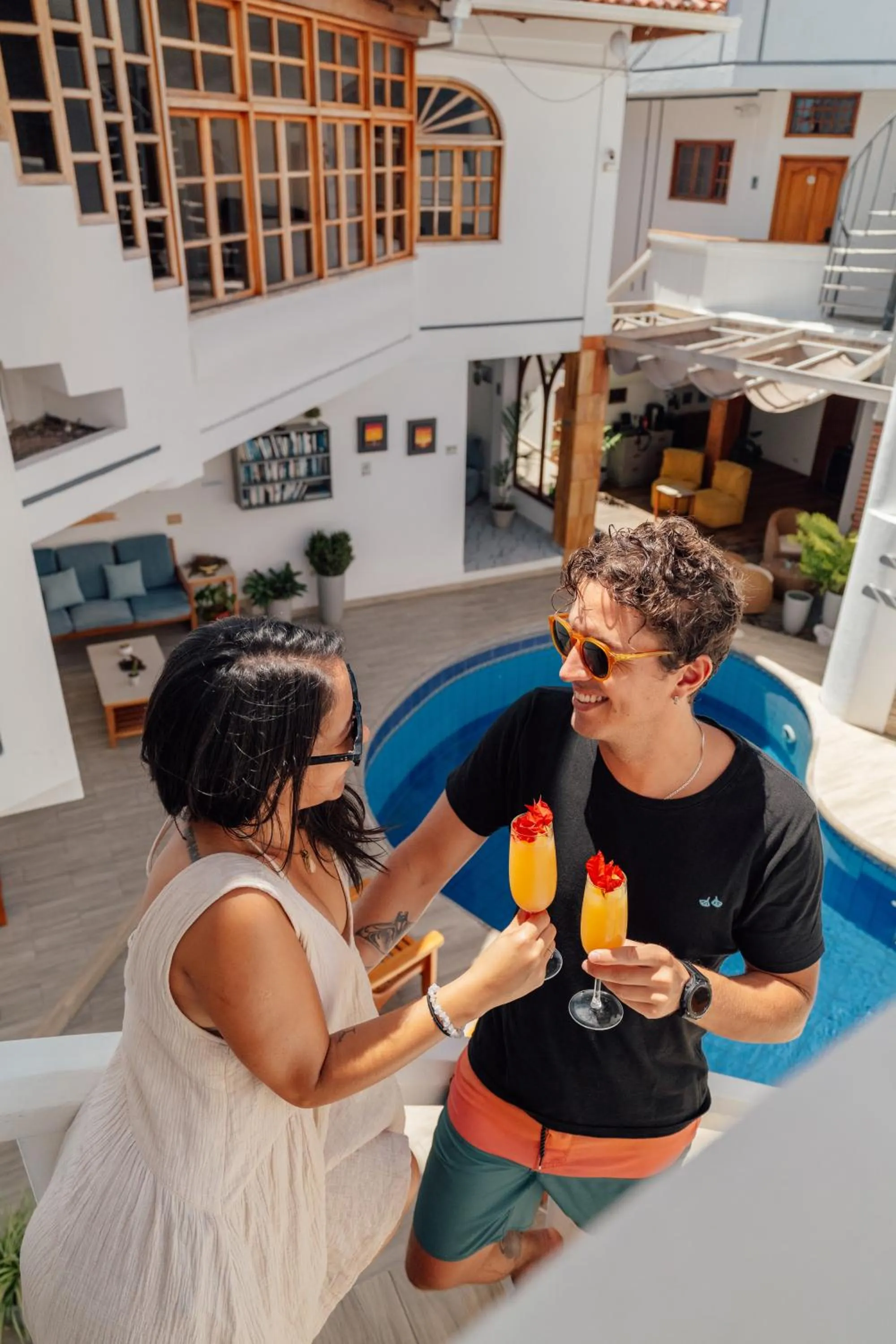 People in Hotel Santa Fe