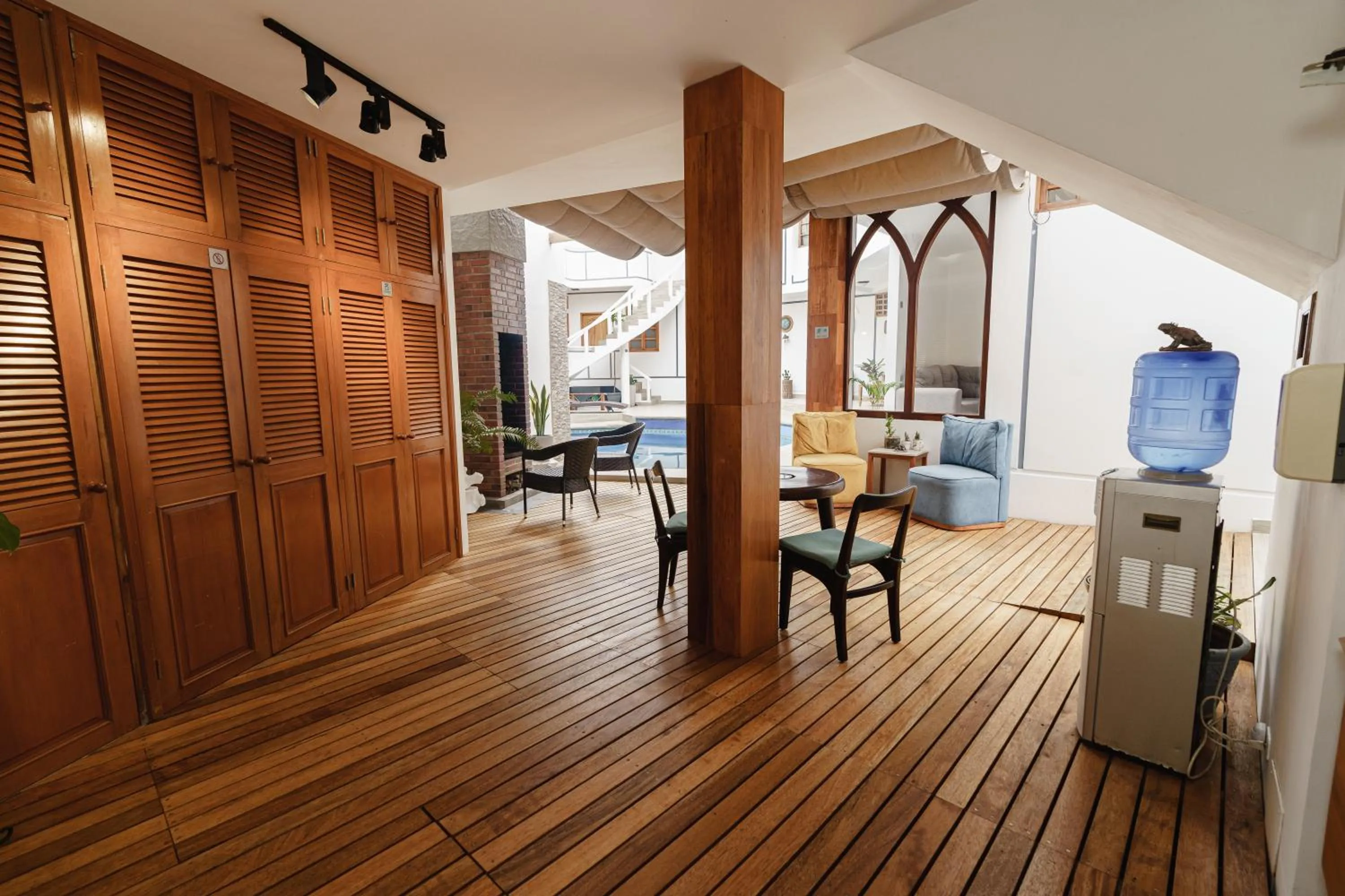 Patio in Hotel Santa Fe