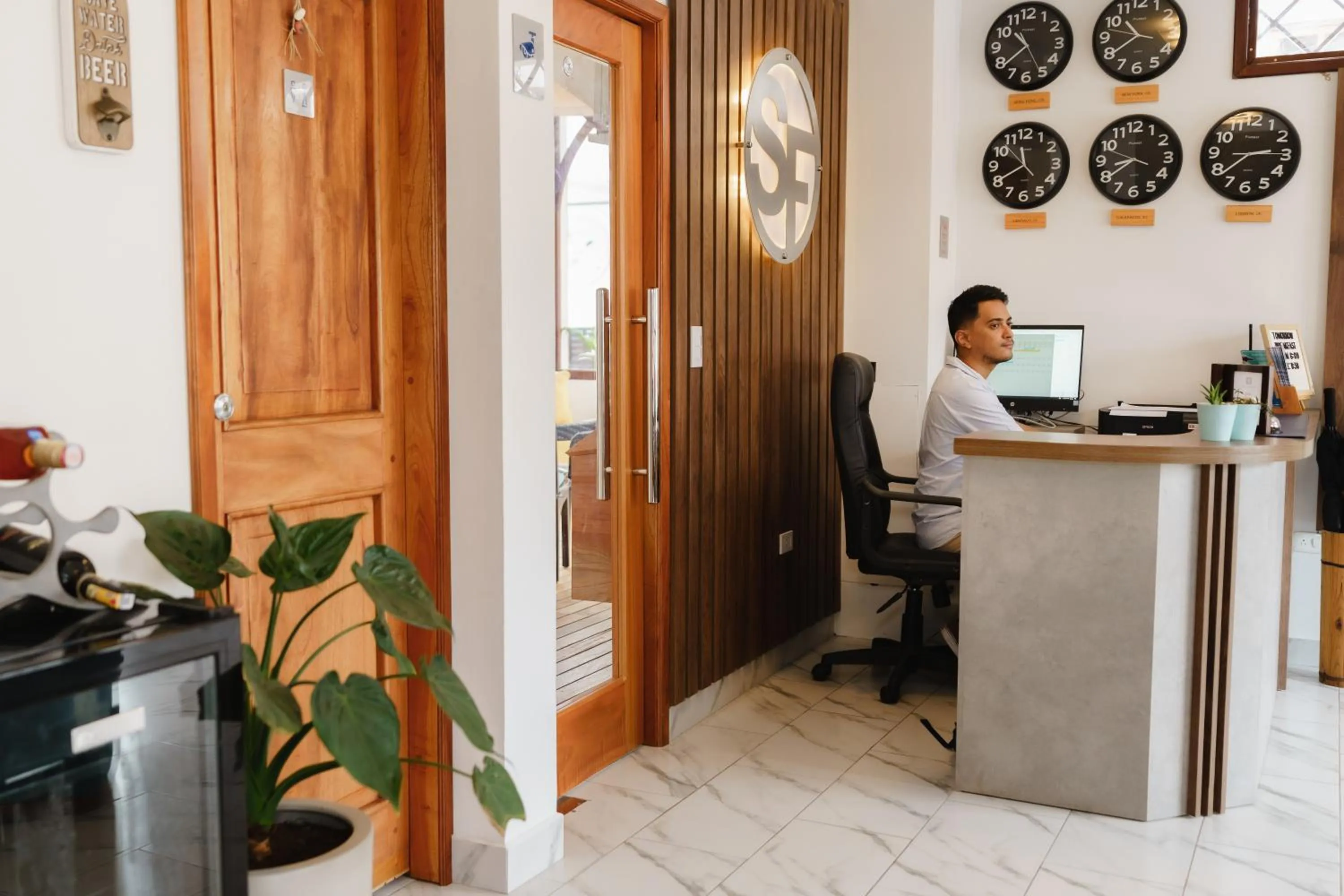Lobby or reception in Hotel Santa Fe