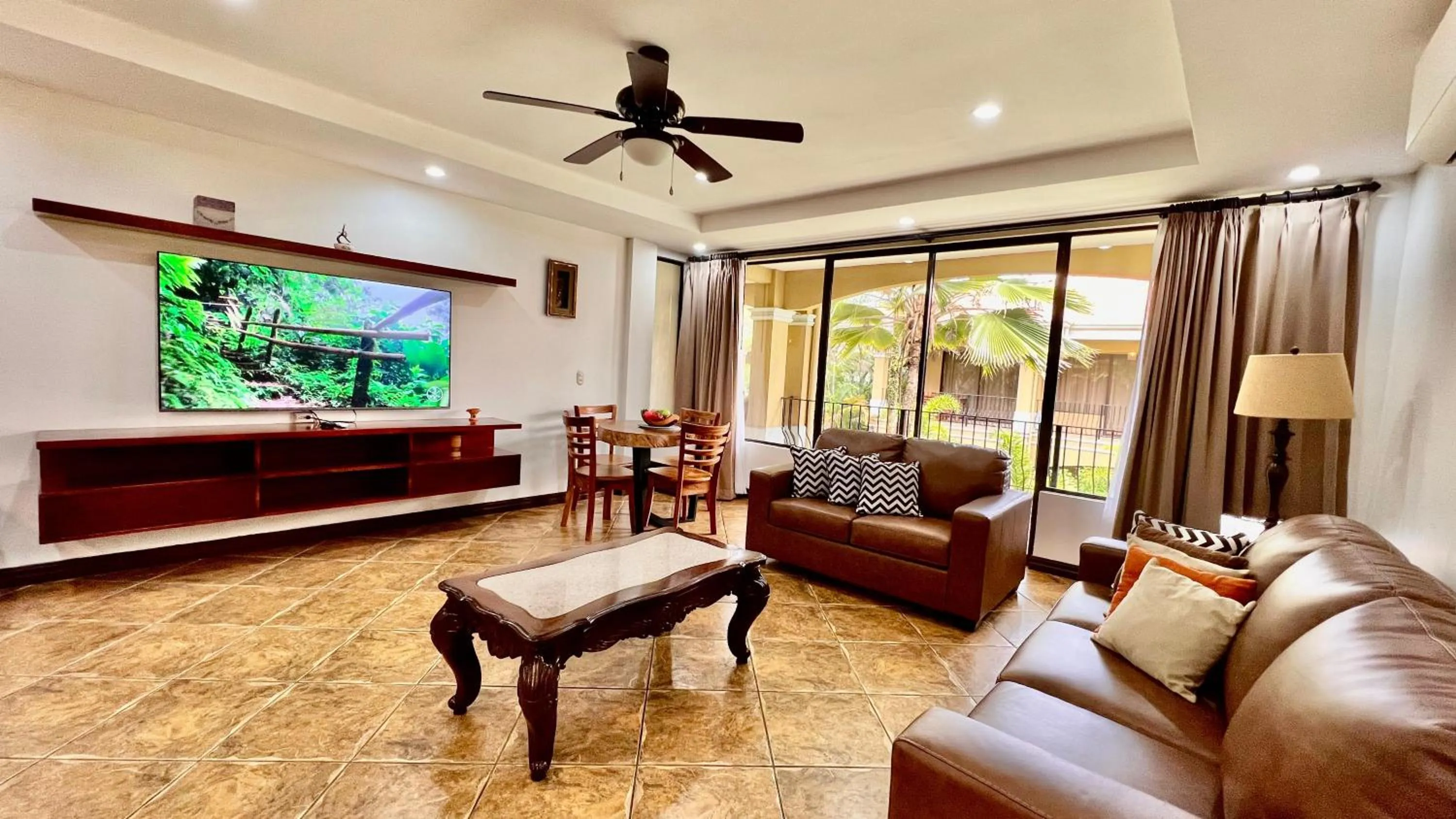 Living room in Monte Carlo Luxury Condominiums