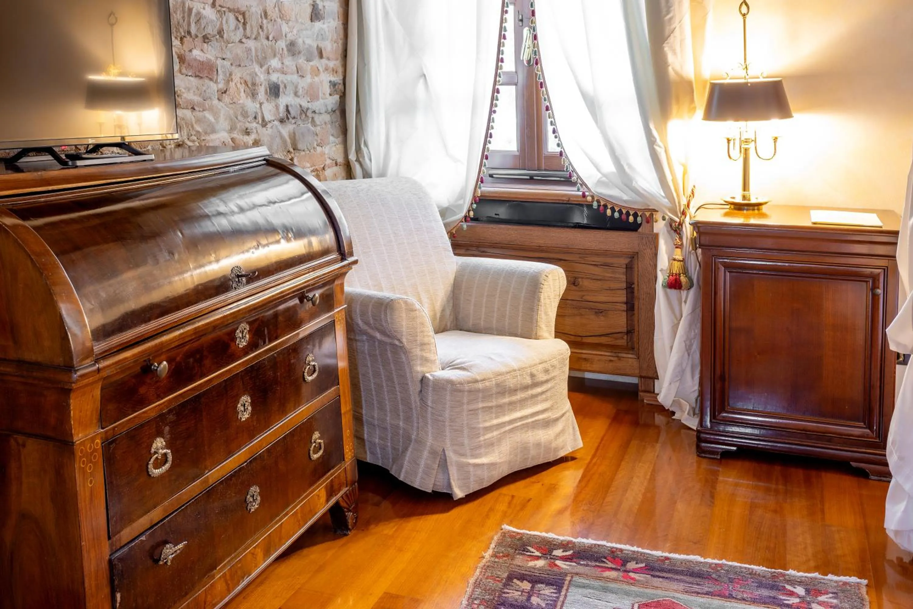 Bed in Hotel Casa Pavesi