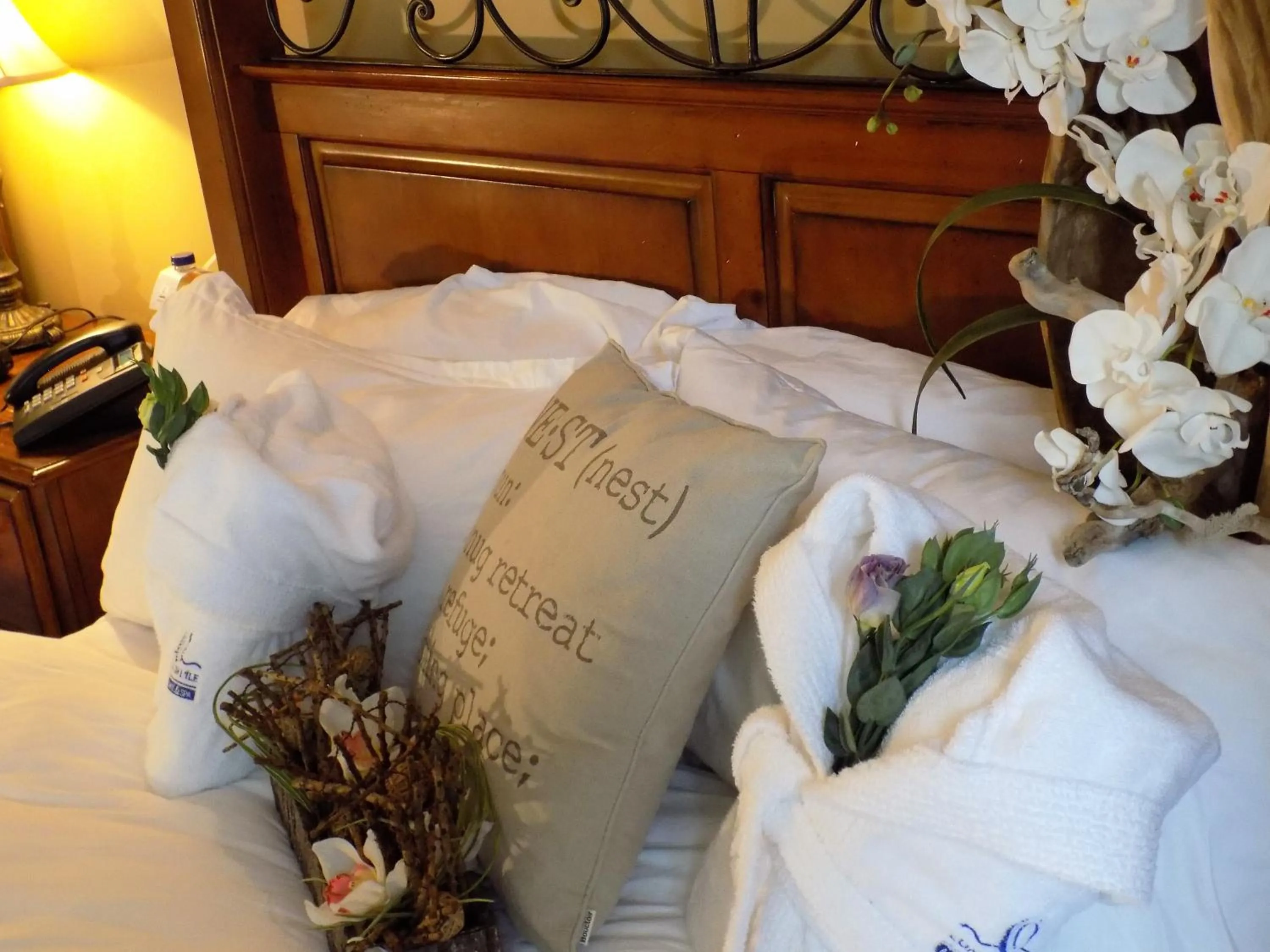 Decorative detail in L'Oasis de l'Île