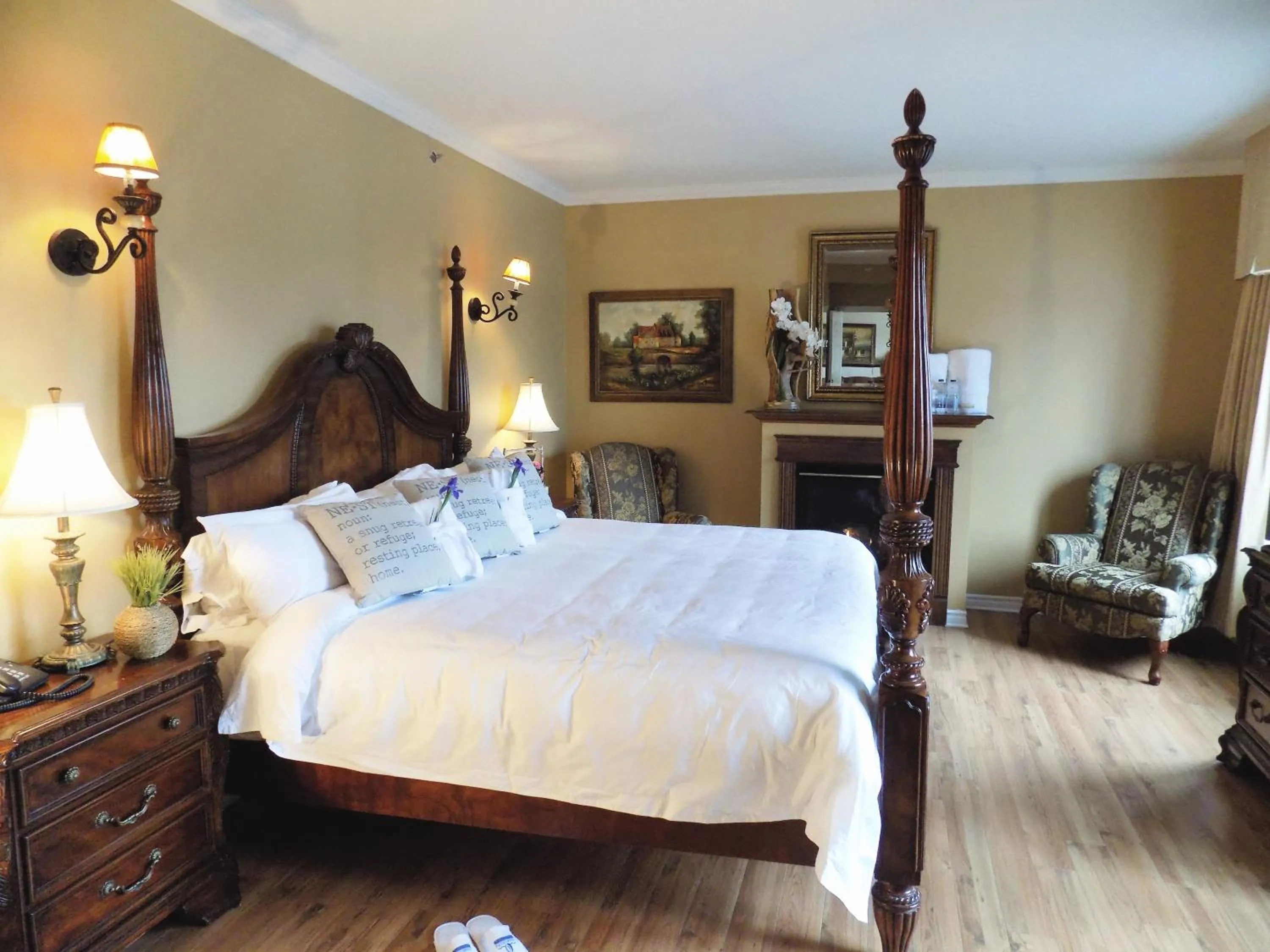 Photo of the whole room in L'Oasis de l'Île