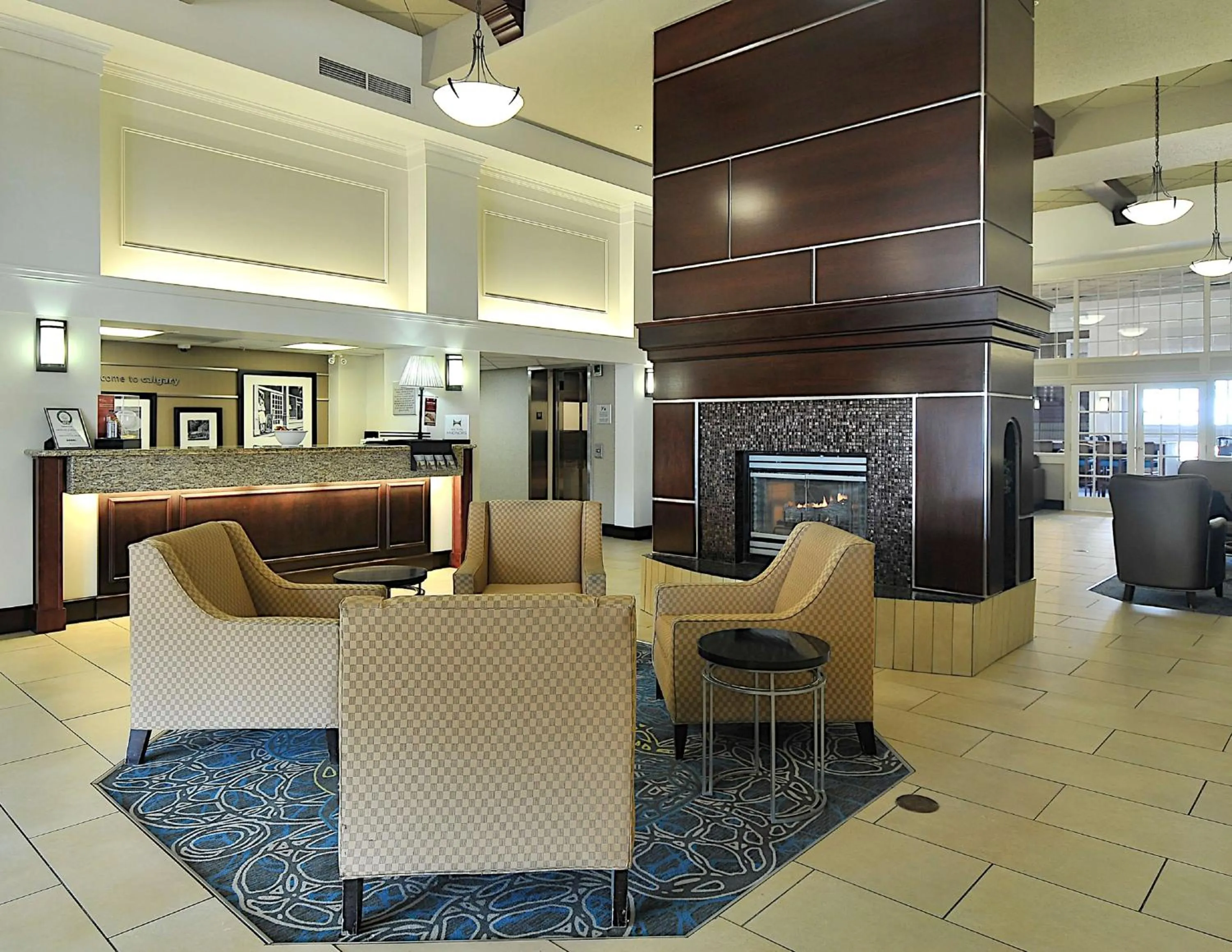 Lobby or reception in Hampton Inn & Suites by Hilton Calgary-Airport