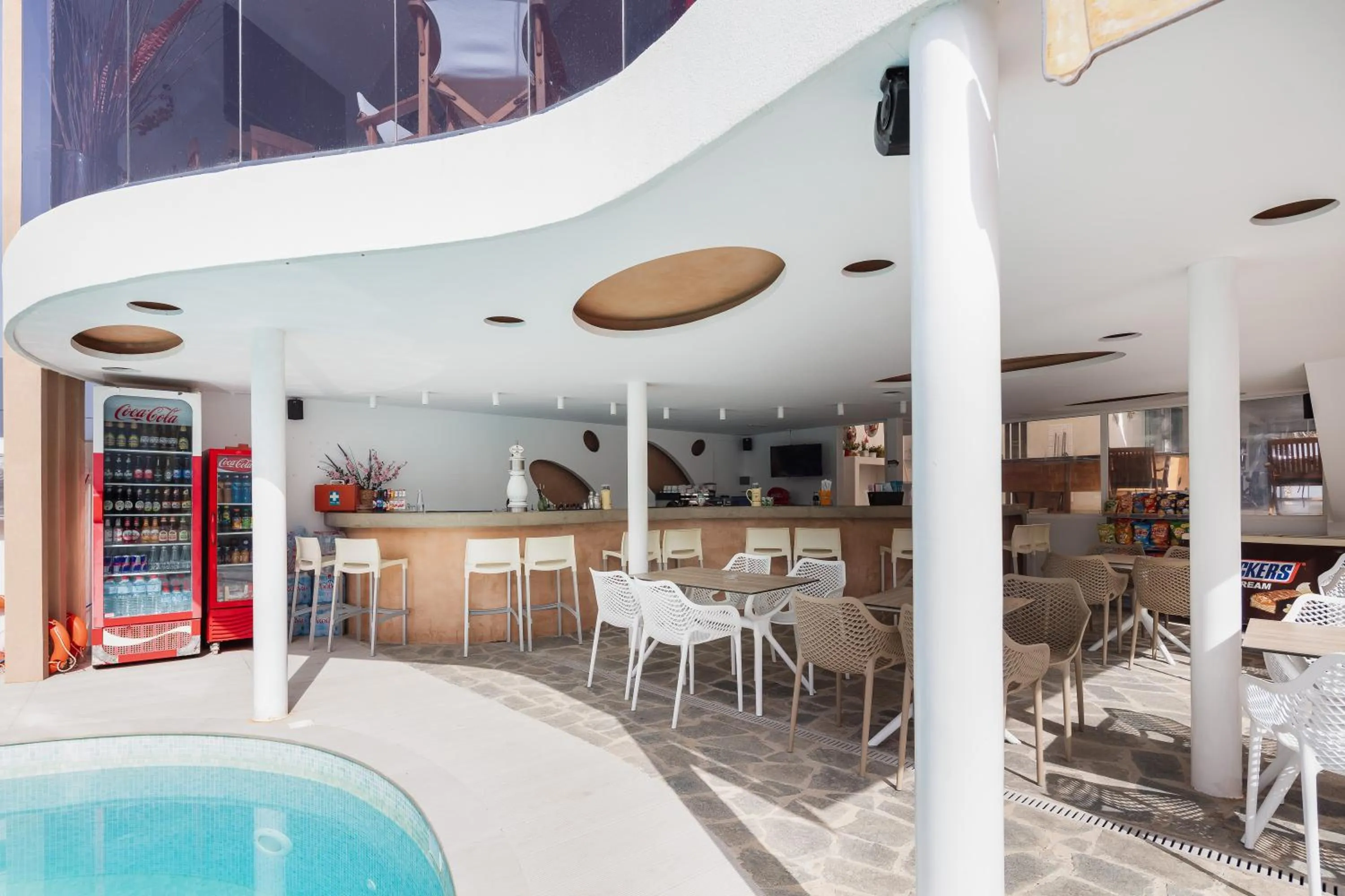 Swimming pool in Golden Bay Boutique Hotel & Bungalows