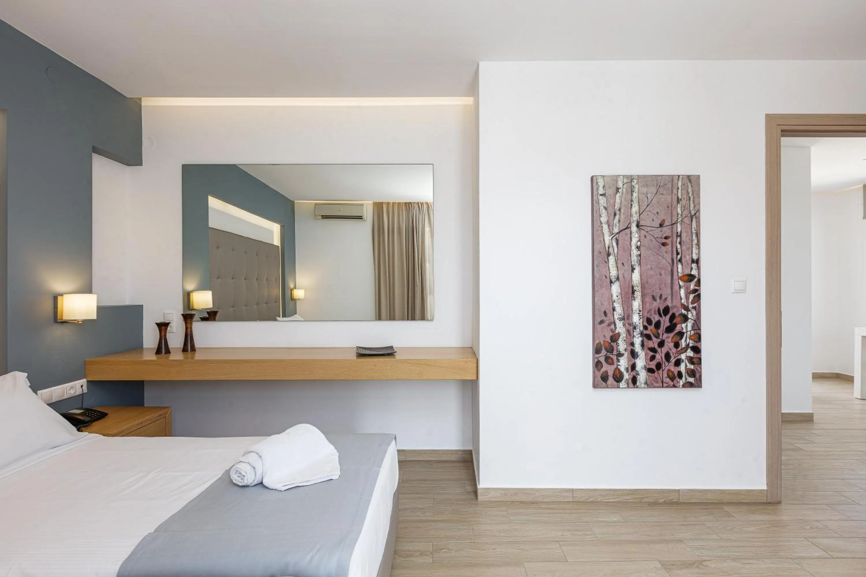 Bed in Golden Bay Boutique Hotel & Bungalows