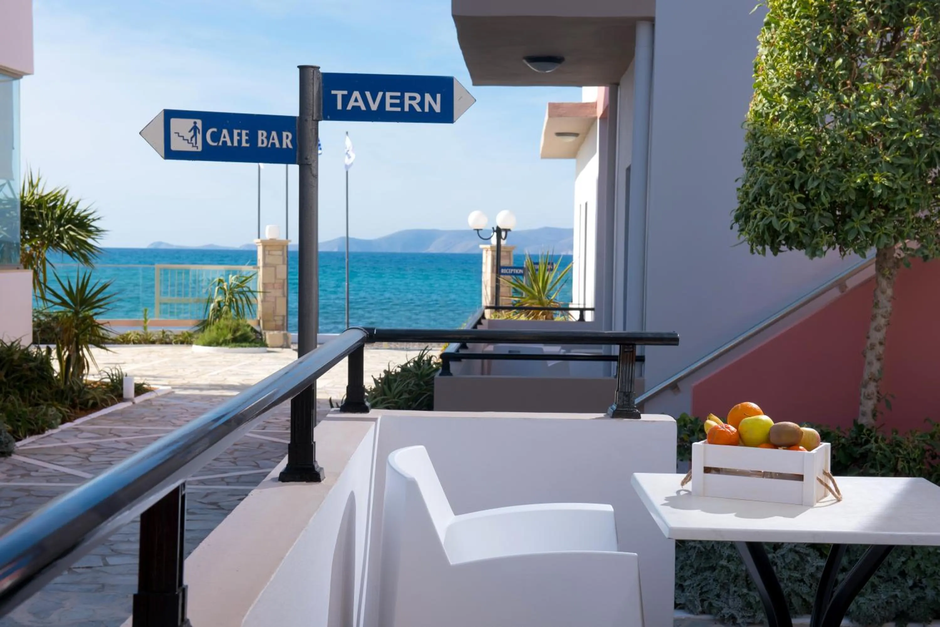 Sea view in Golden Bay Boutique Hotel & Bungalows