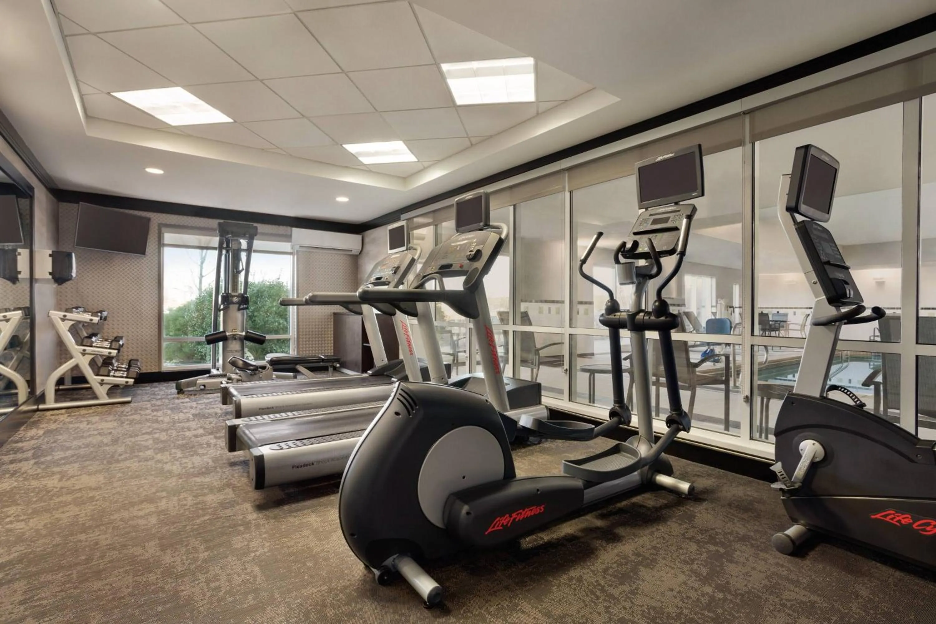Fitness centre/facilities in Fairfield Inn & Suites by Marriott Tupelo