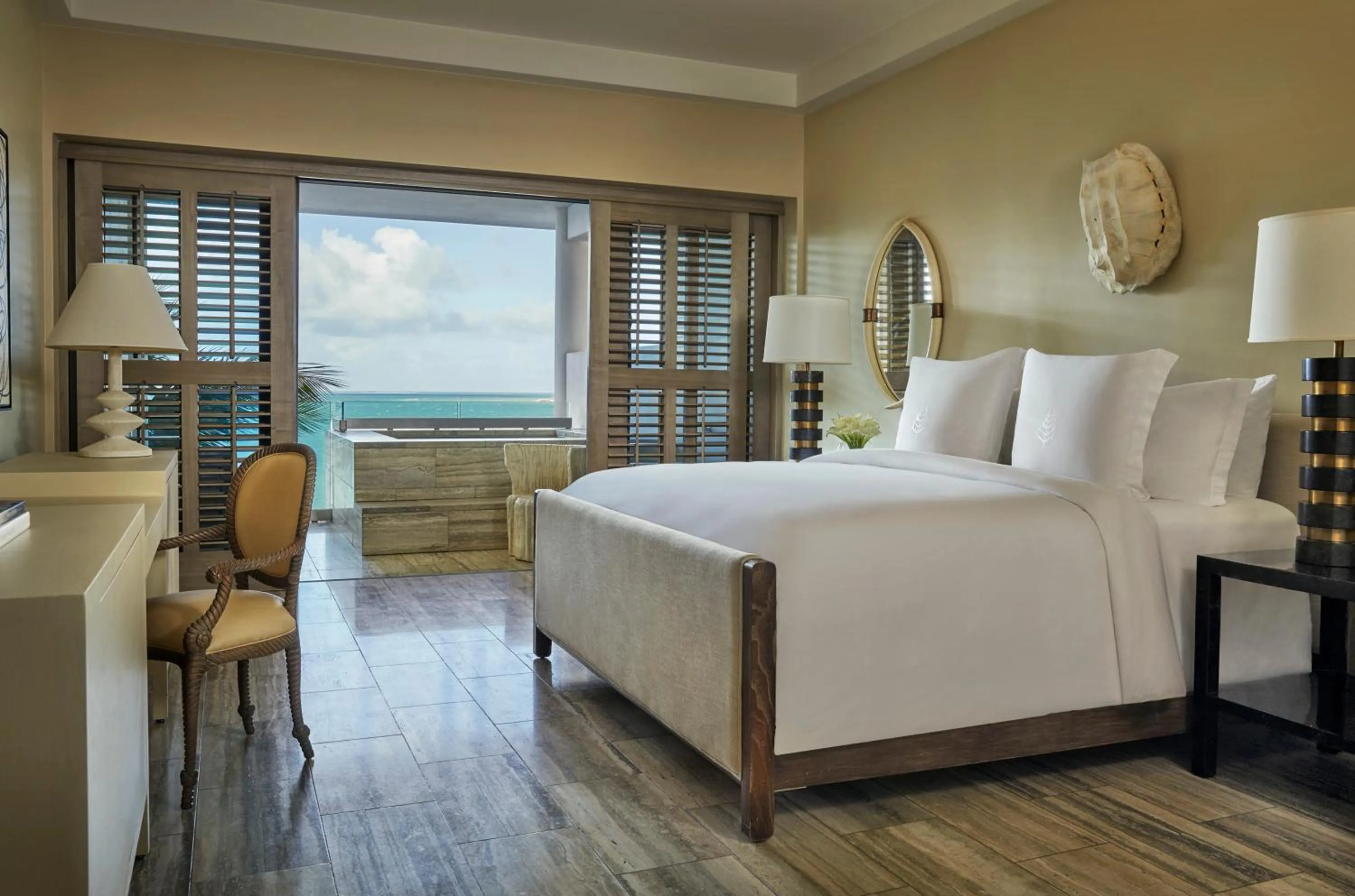Bedroom, Bed in Four Seasons Resort and Residences Anguilla