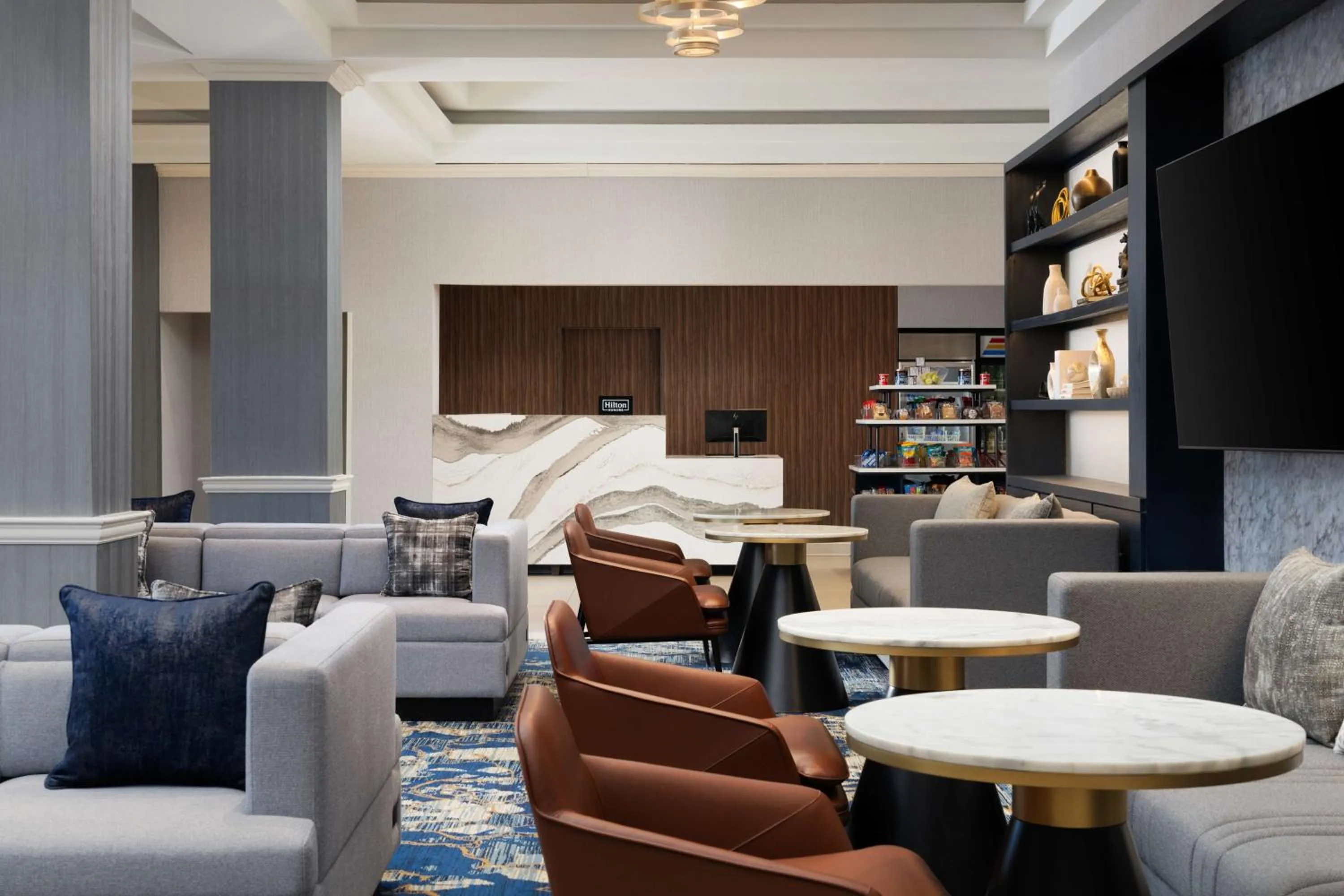 Lobby or reception in DoubleTree By Hilton Baltimore North Pikesville