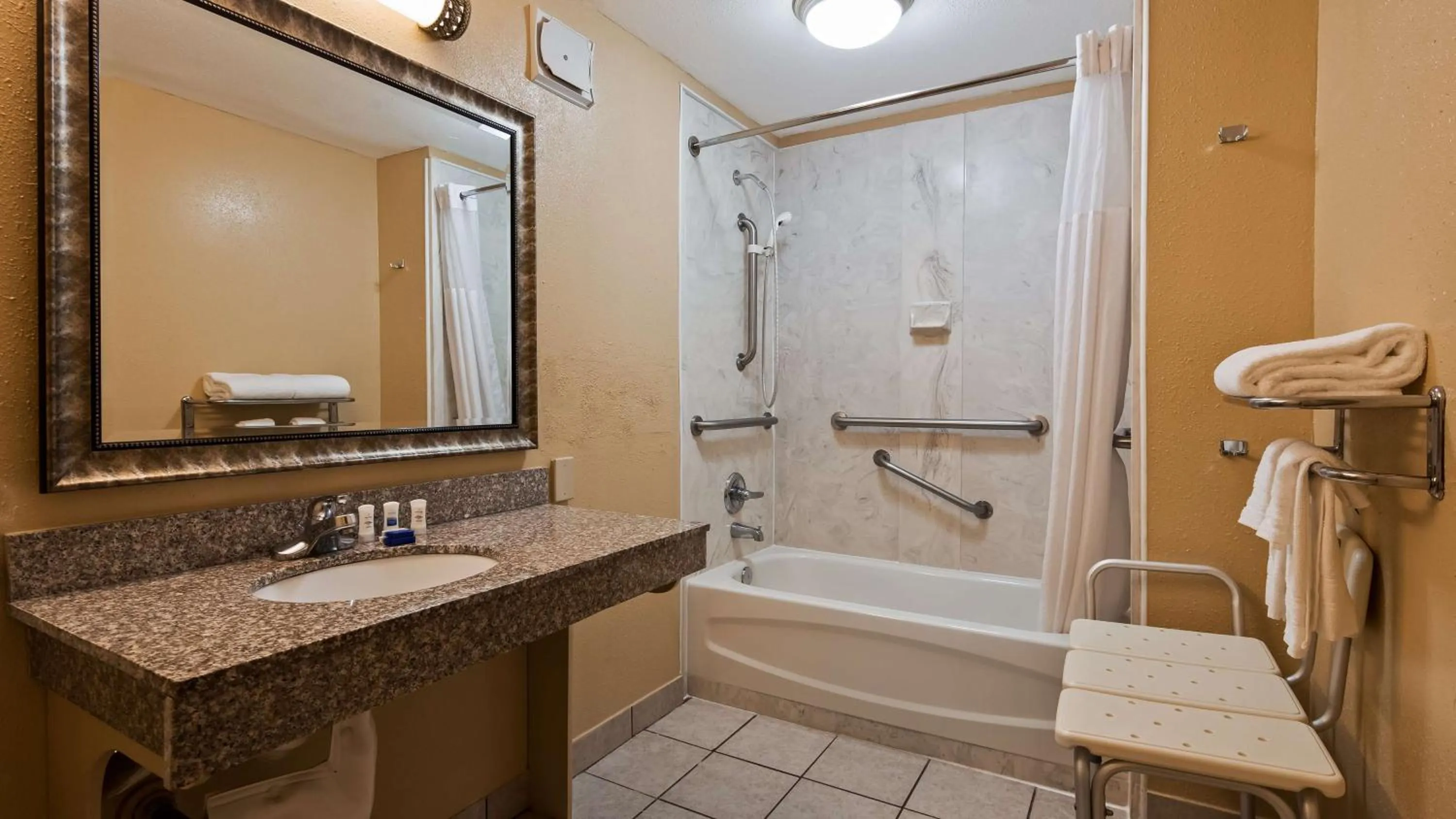 Bathroom in SureStay Plus by Best Western Covington