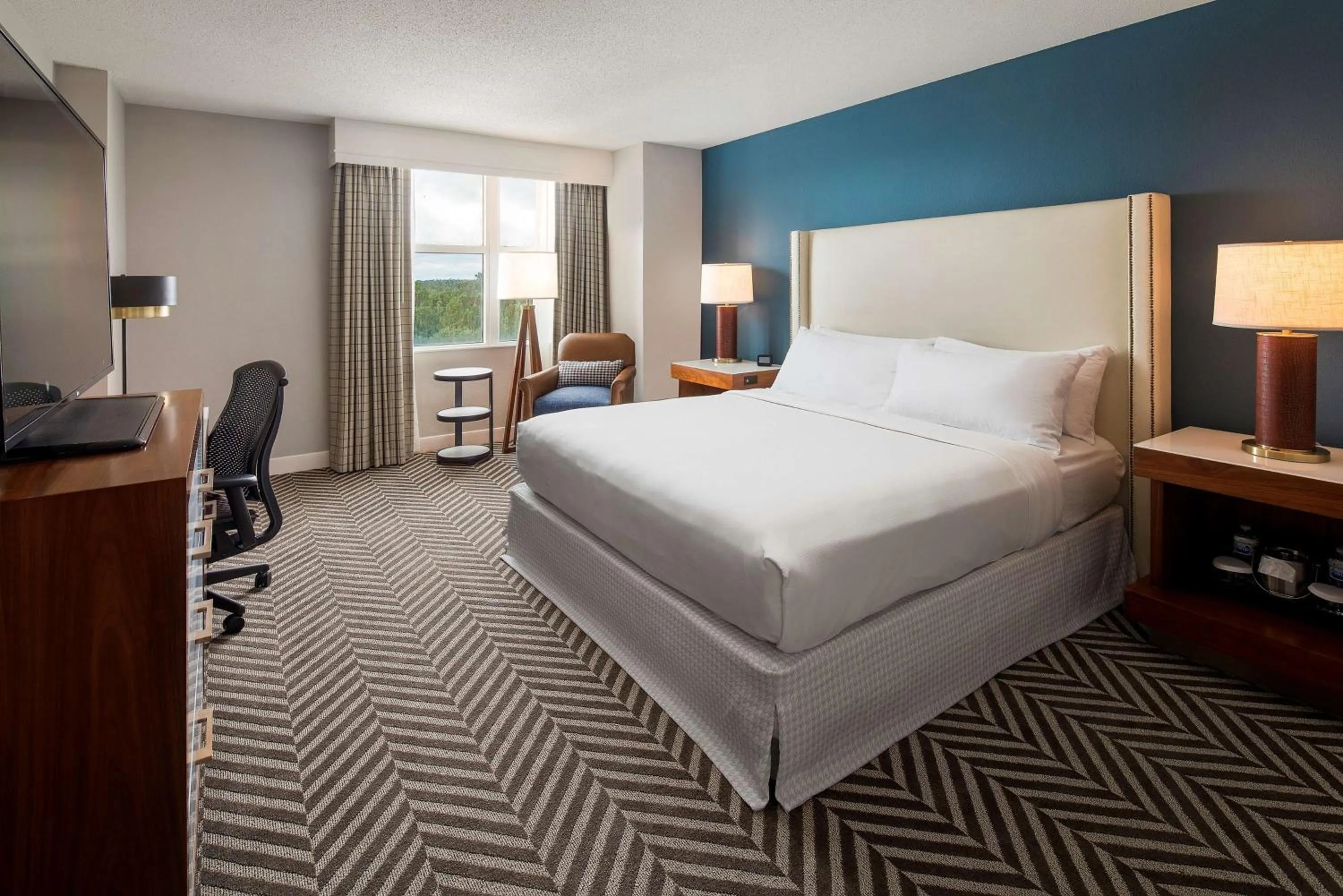 Bed in Hilton University of Florida Conference Center Gainesville