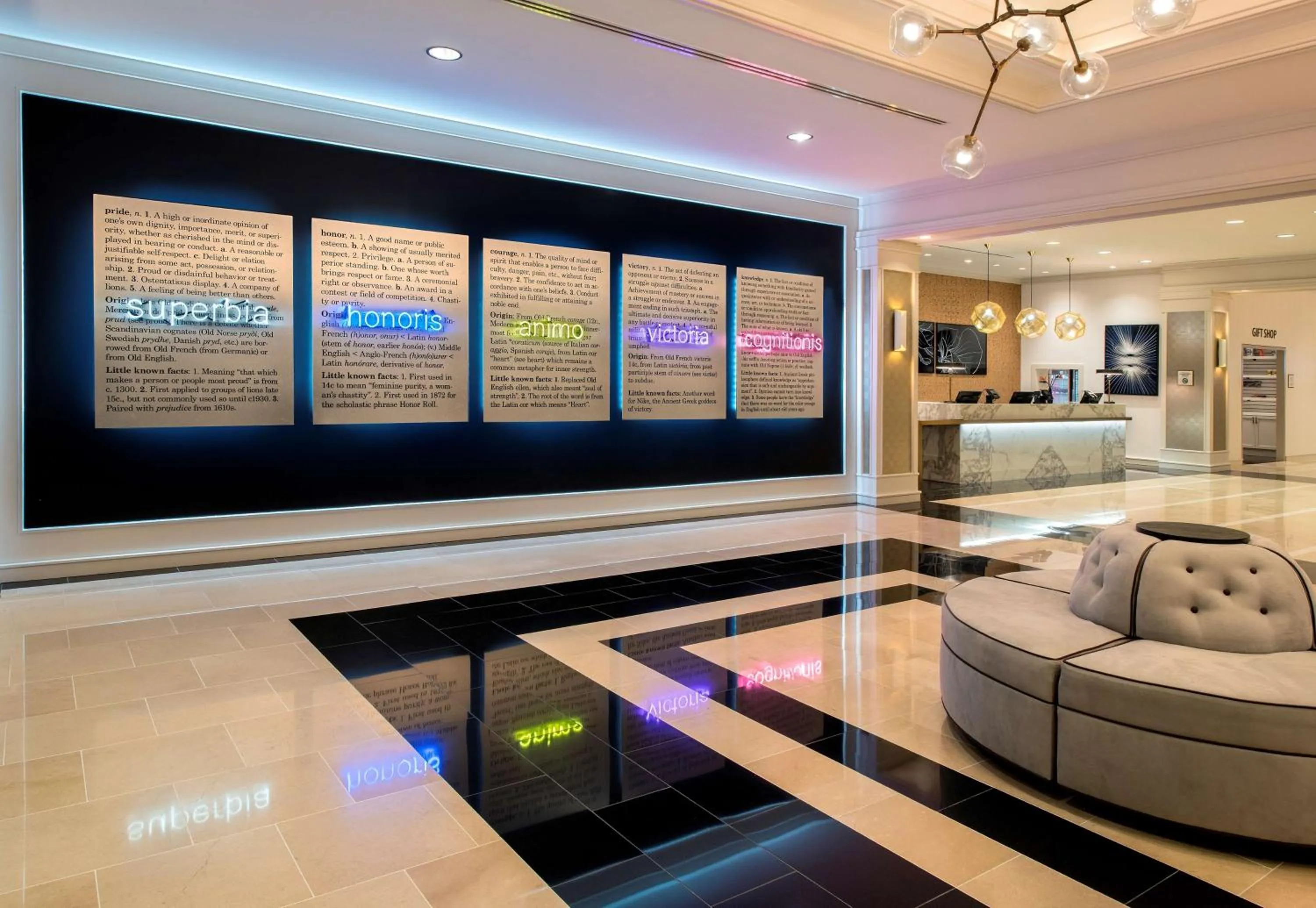 Lobby or reception in Hilton University of Florida Conference Center Gainesville