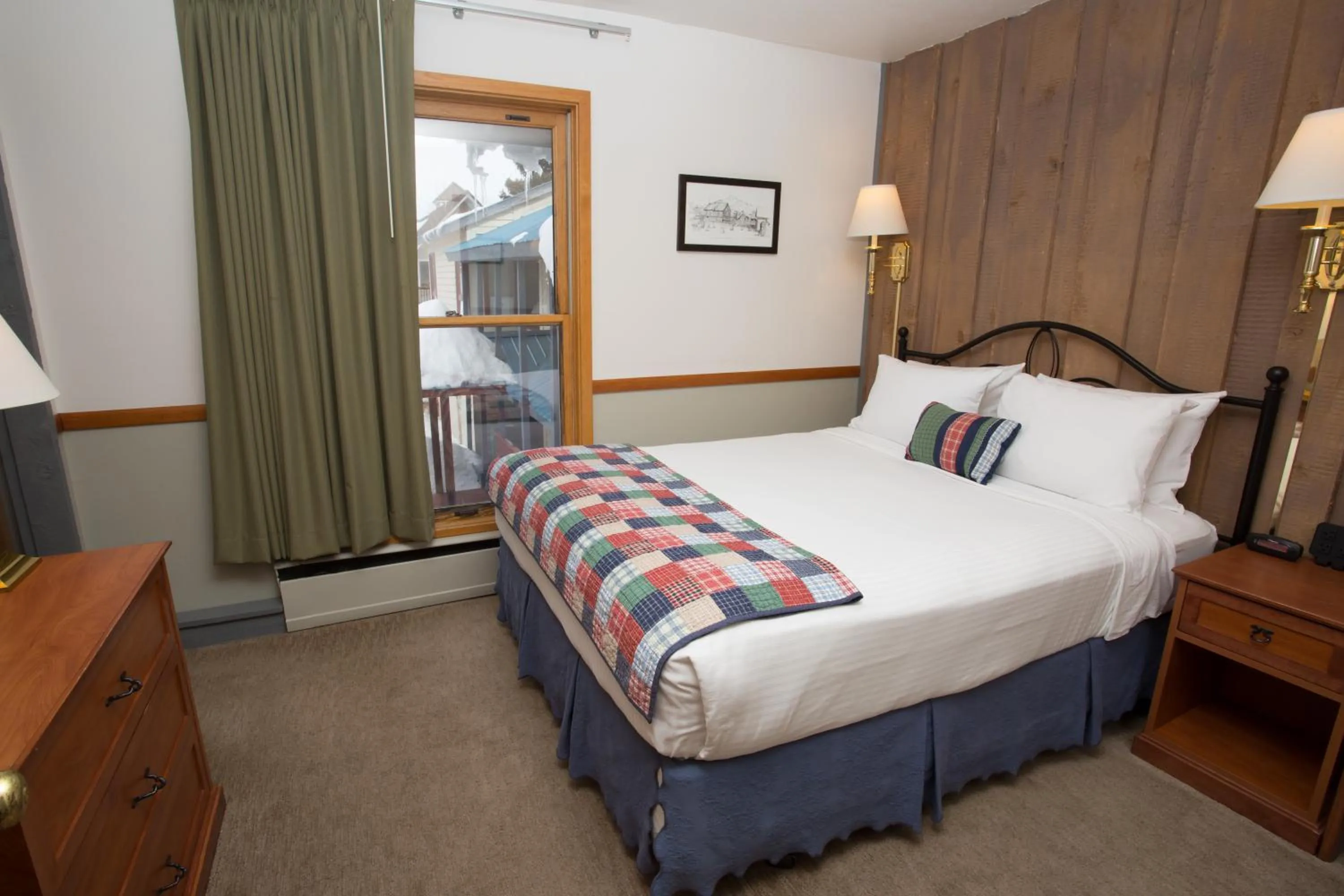 Bed in Cristiana Guesthaus