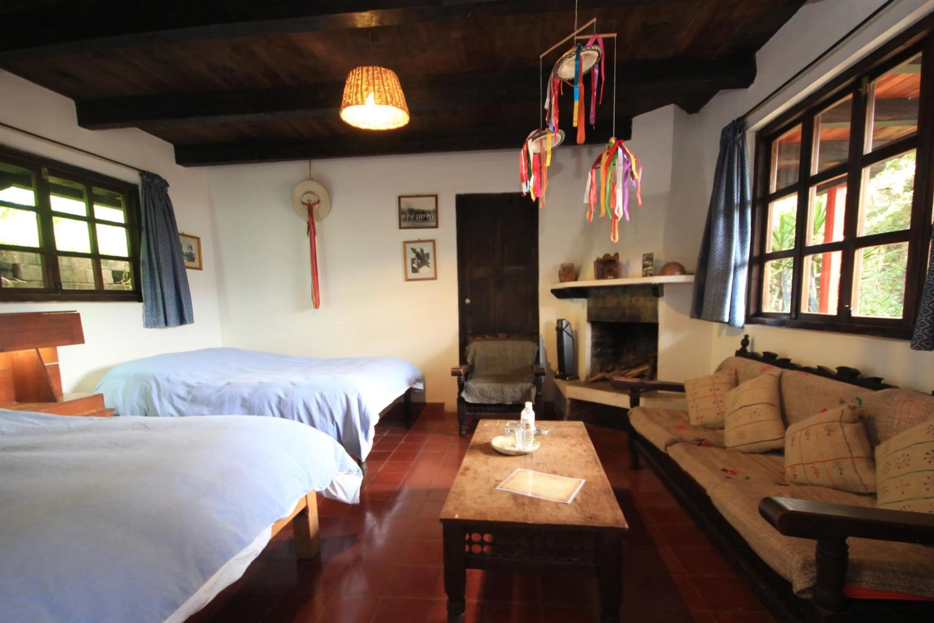 Bed in Hotel Na Bolom