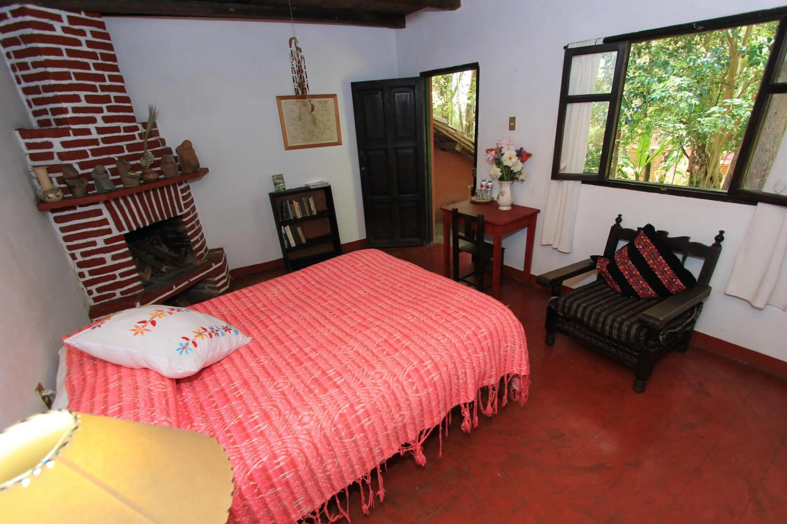 Bed in Hotel Na Bolom