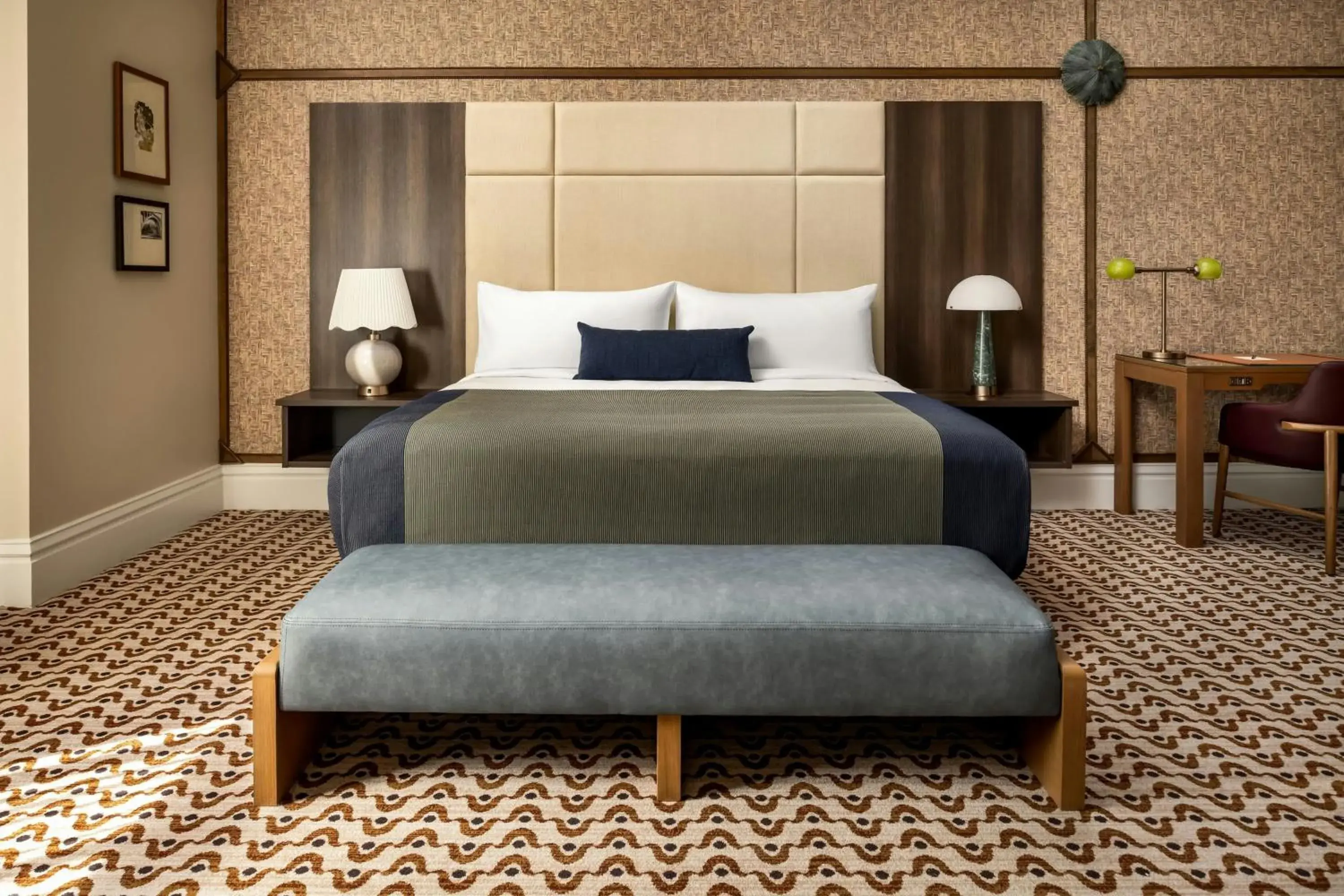 Guest Room, 1 King in The Louie, A Davenport Hotel, Autograph Collection Guest Room, 1 King in The Louie, A Davenport Hotel, Autograph Collection