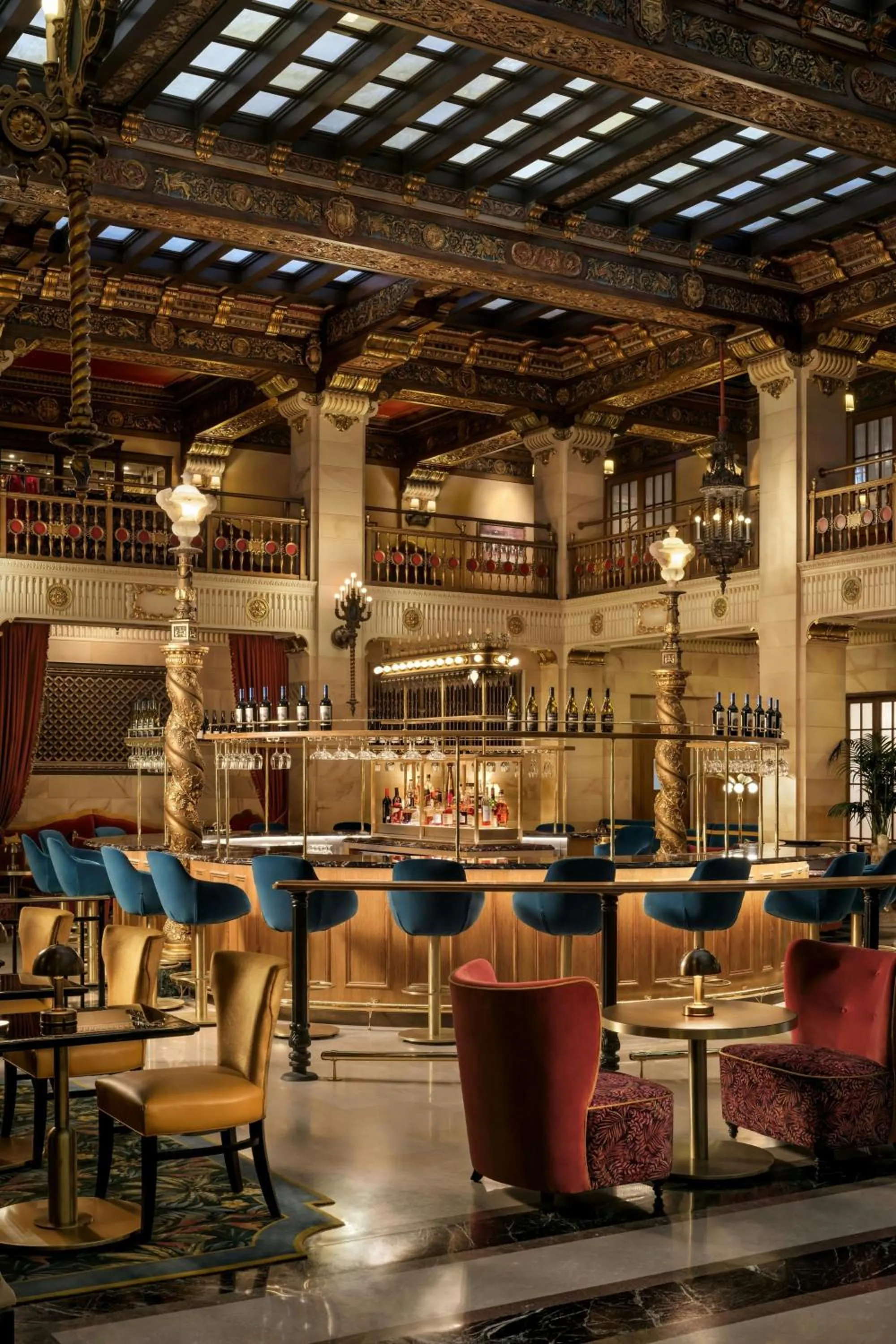 Lobby or reception in Davenport Hotel, Autograph Collection