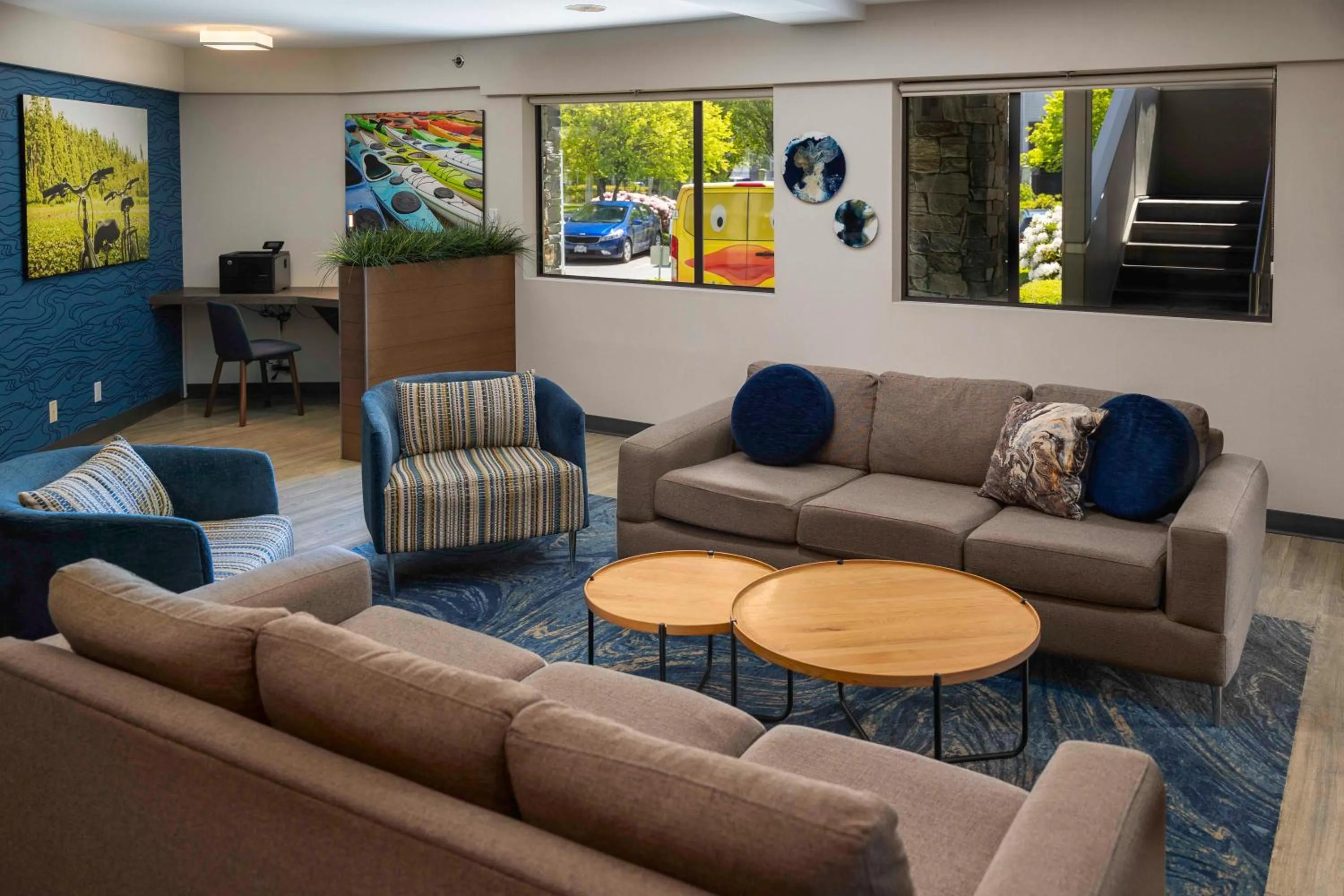 Lobby or reception in Accent Inns Burnaby