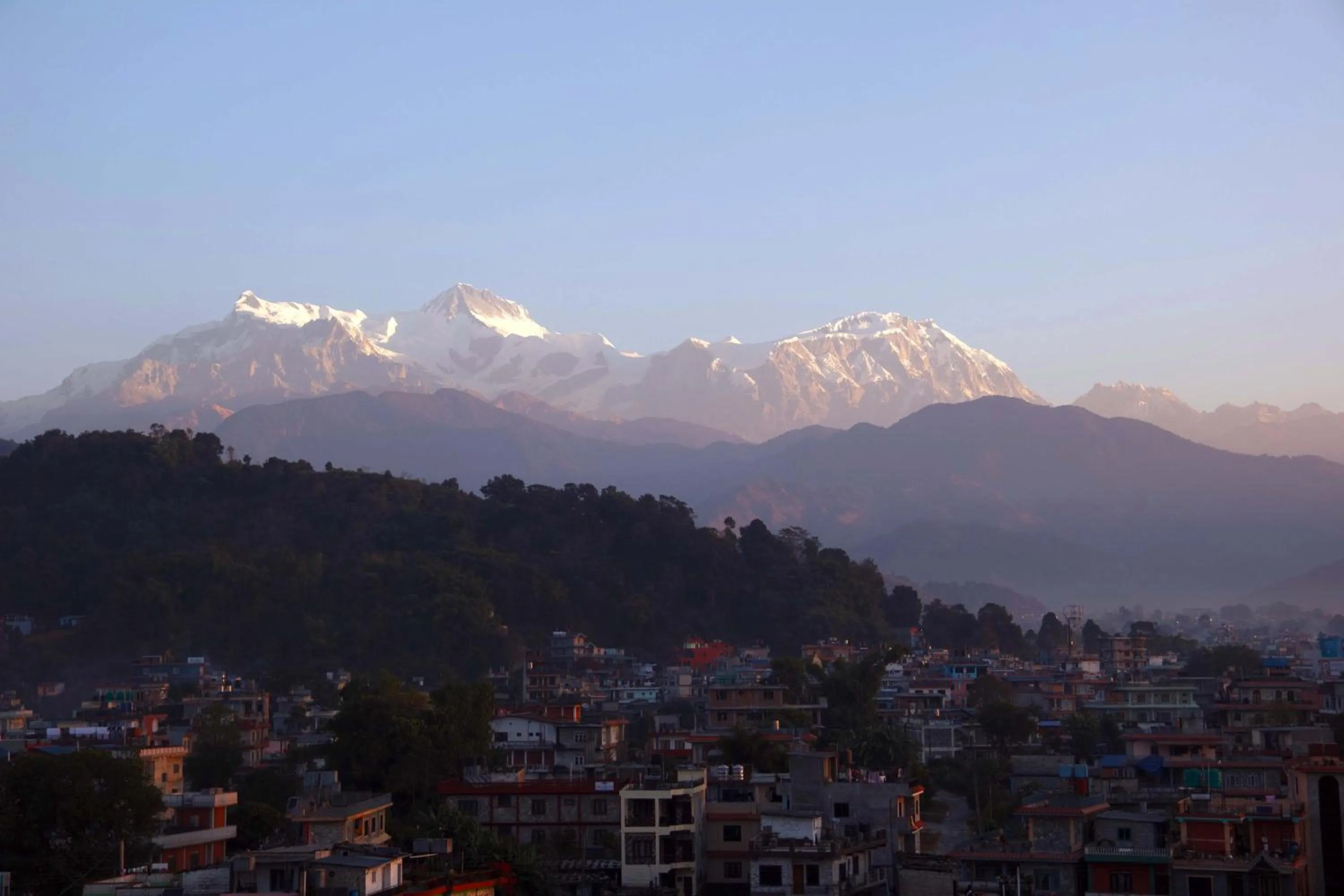 Mountain view in Hotel Tara