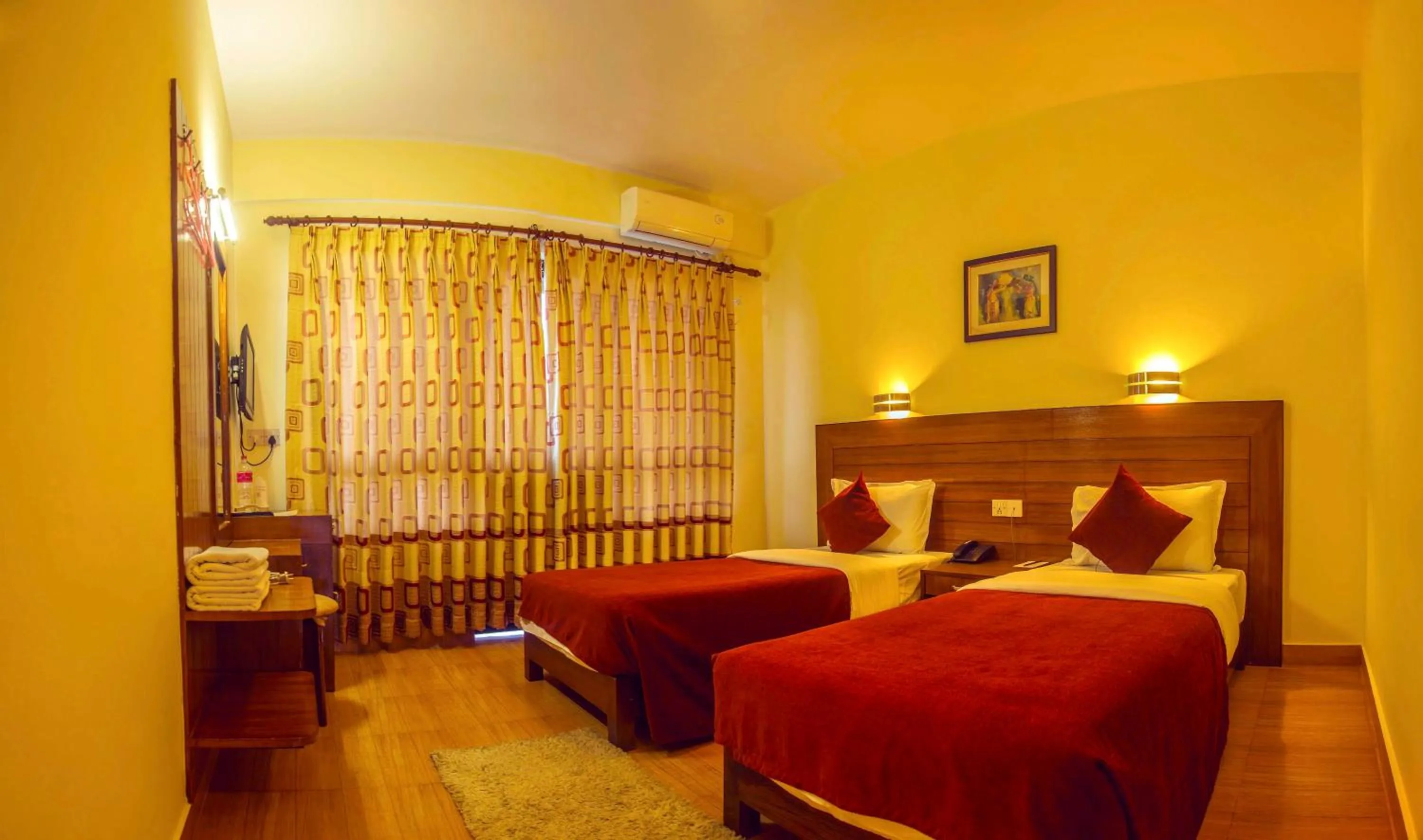 Decorative detail, Bed in Hotel Tara