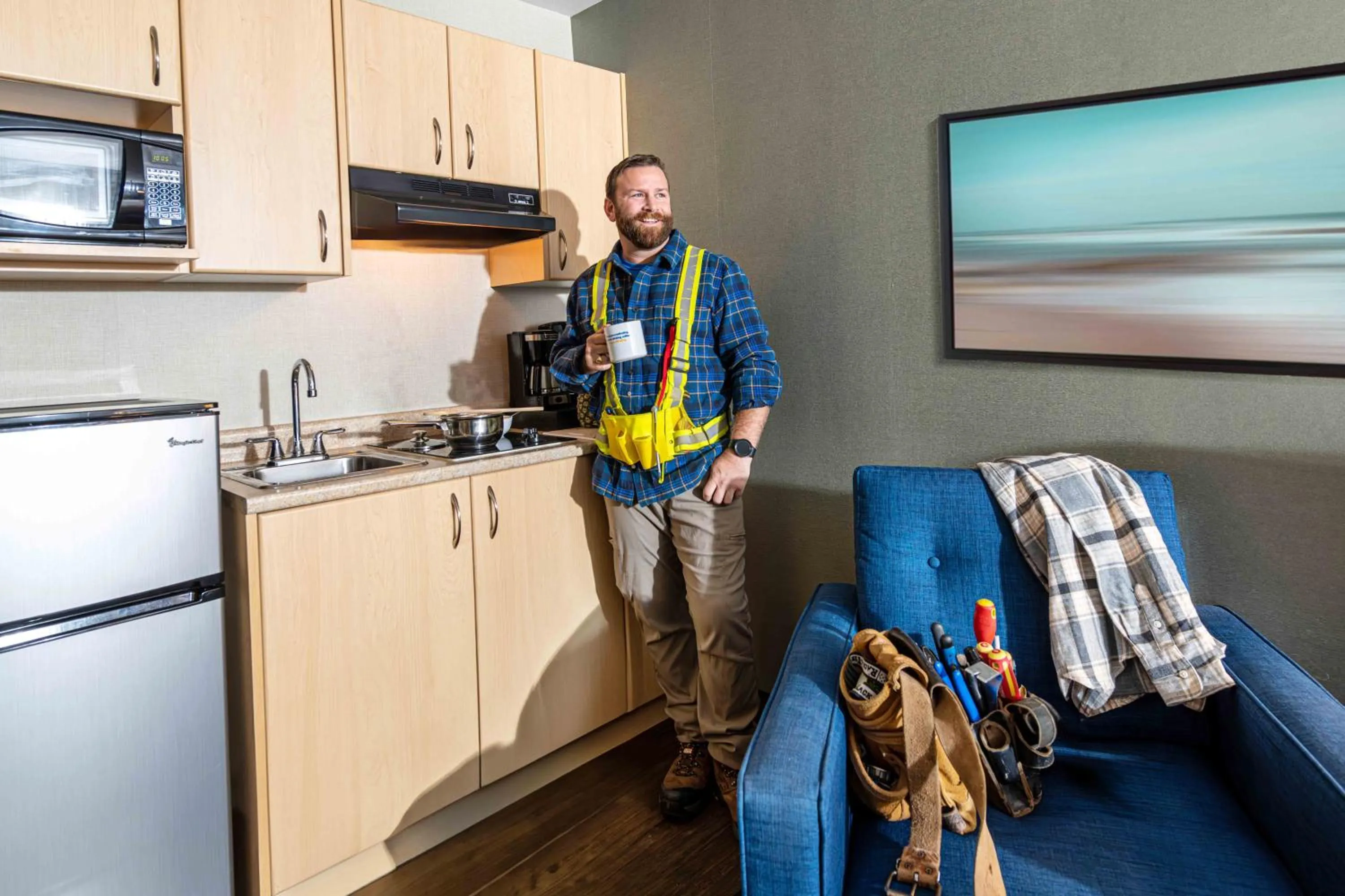 Kitchen or kitchenette in Accent Inns Kelowna