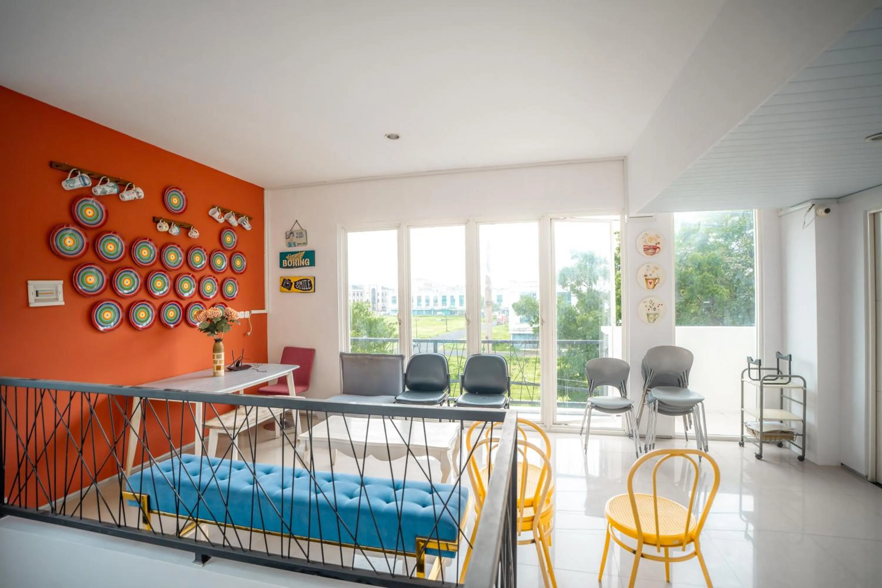 Seating area in Hotel Pratisarawirya by The Loka