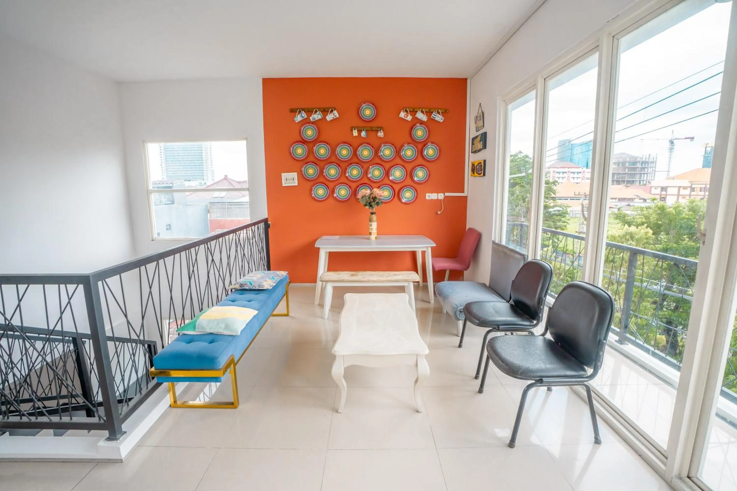 Seating area in Hotel Pratisarawirya by The Loka