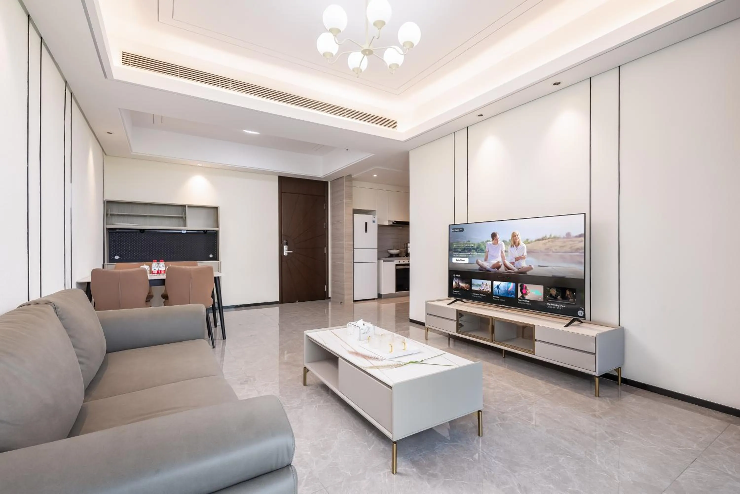 Living room in Elnob Seaview Aparthotel Hai Tang Bay Sanya