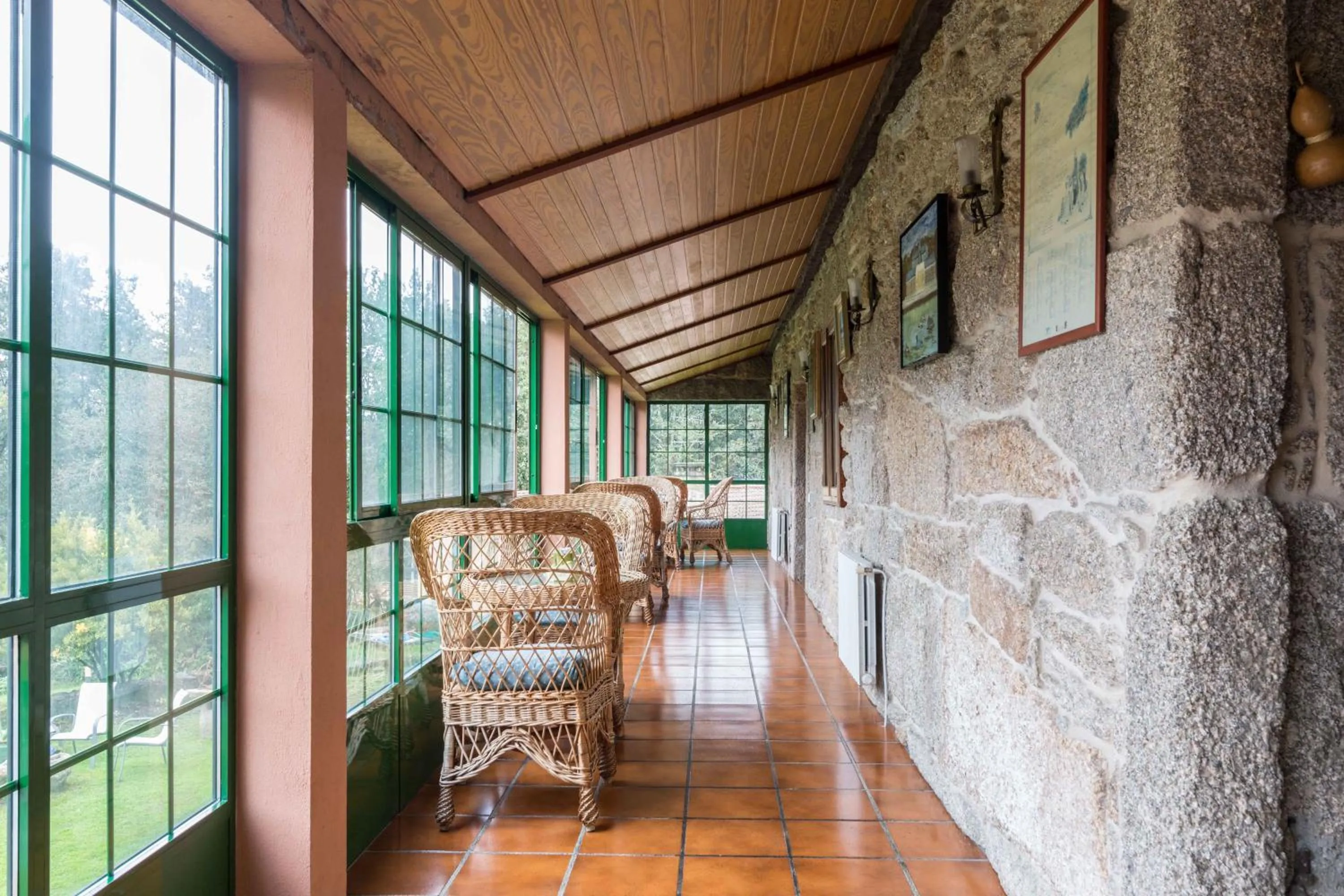 Patio in Casa Da Urcela