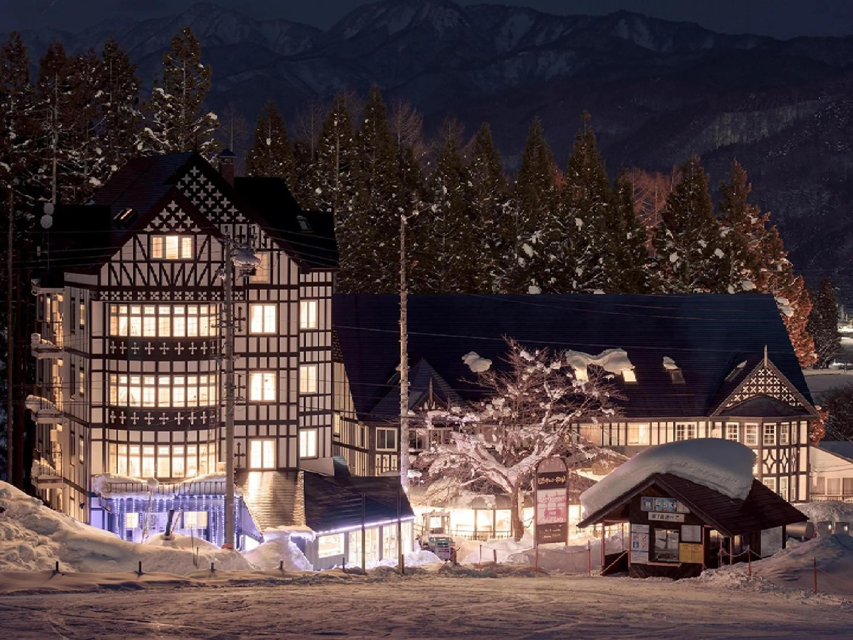 Property building in Hakuba Sun Valley Hotel