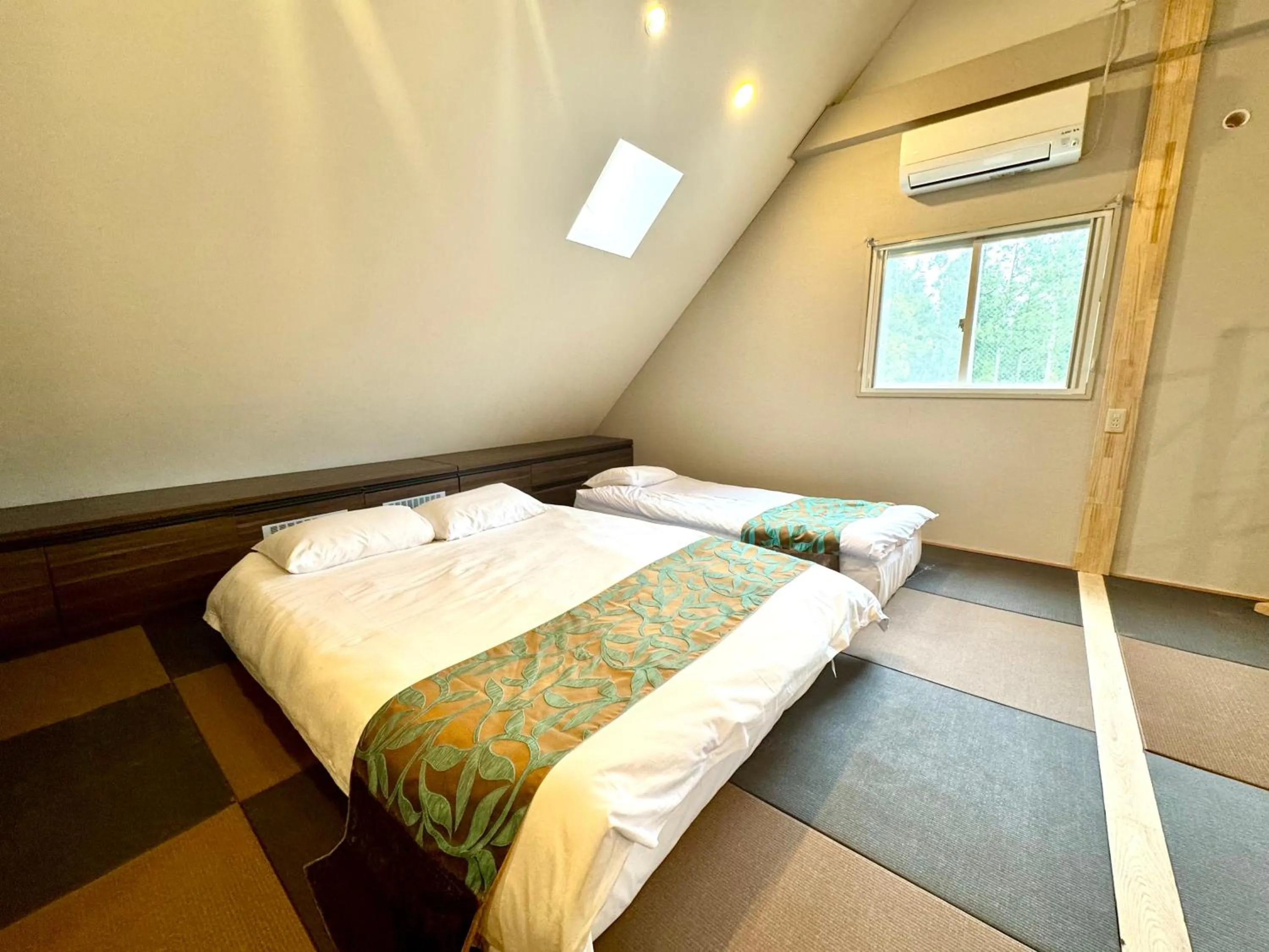 Bed in Hakuba Sun Valley Hotel