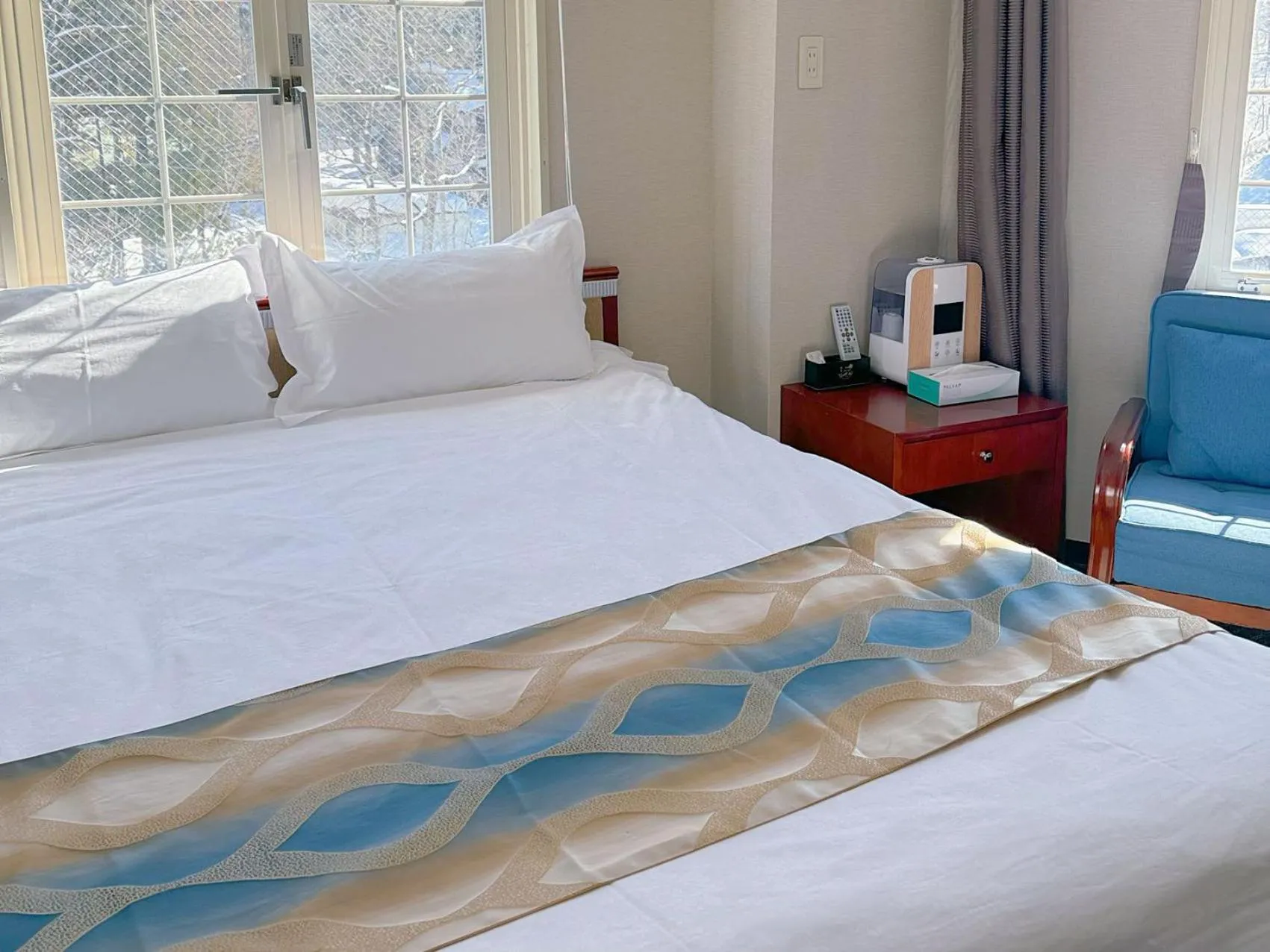 Bed in Hakuba Sun Valley Hotel