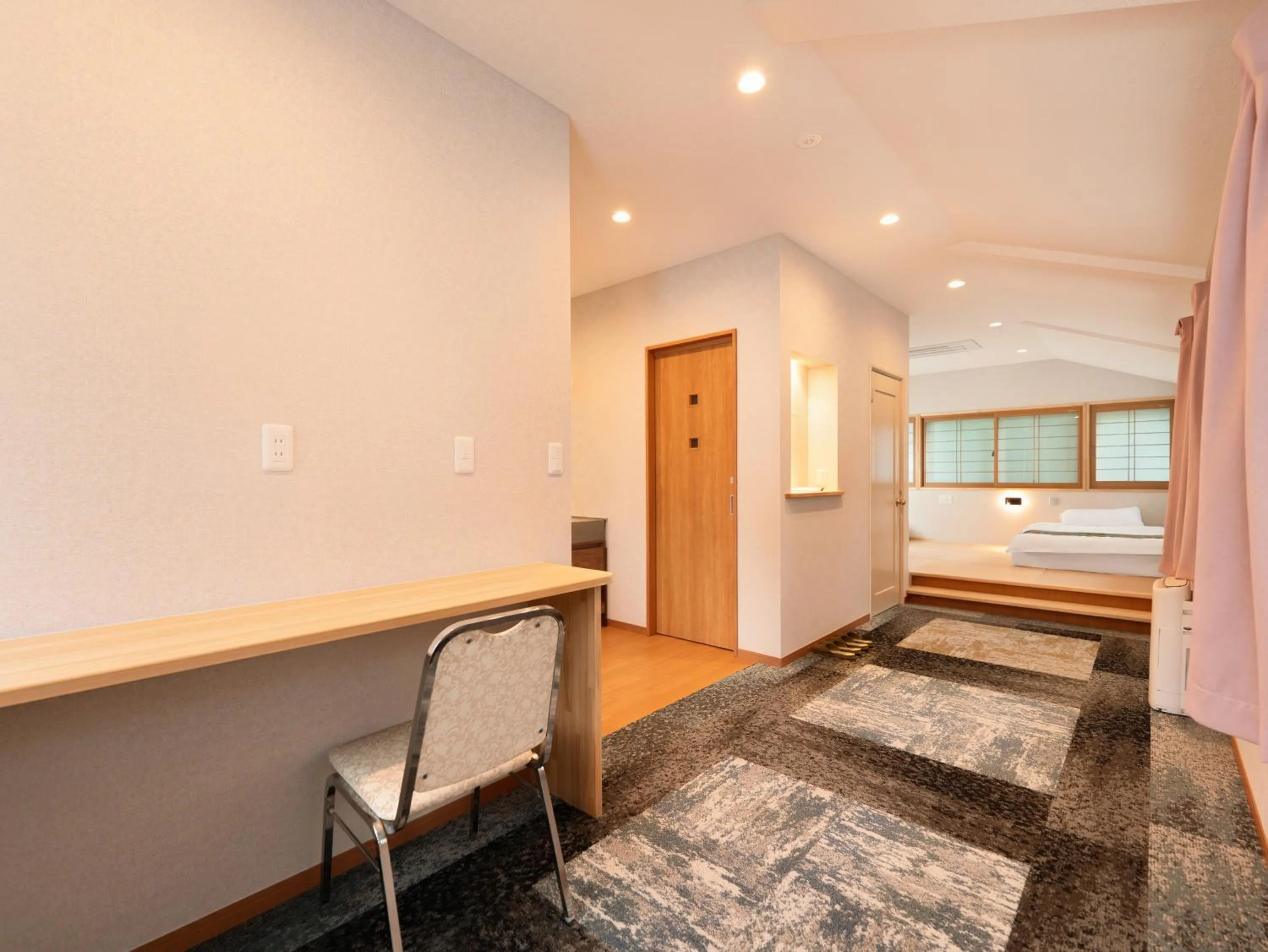 Bed in Hakuba Sun Valley Hotel