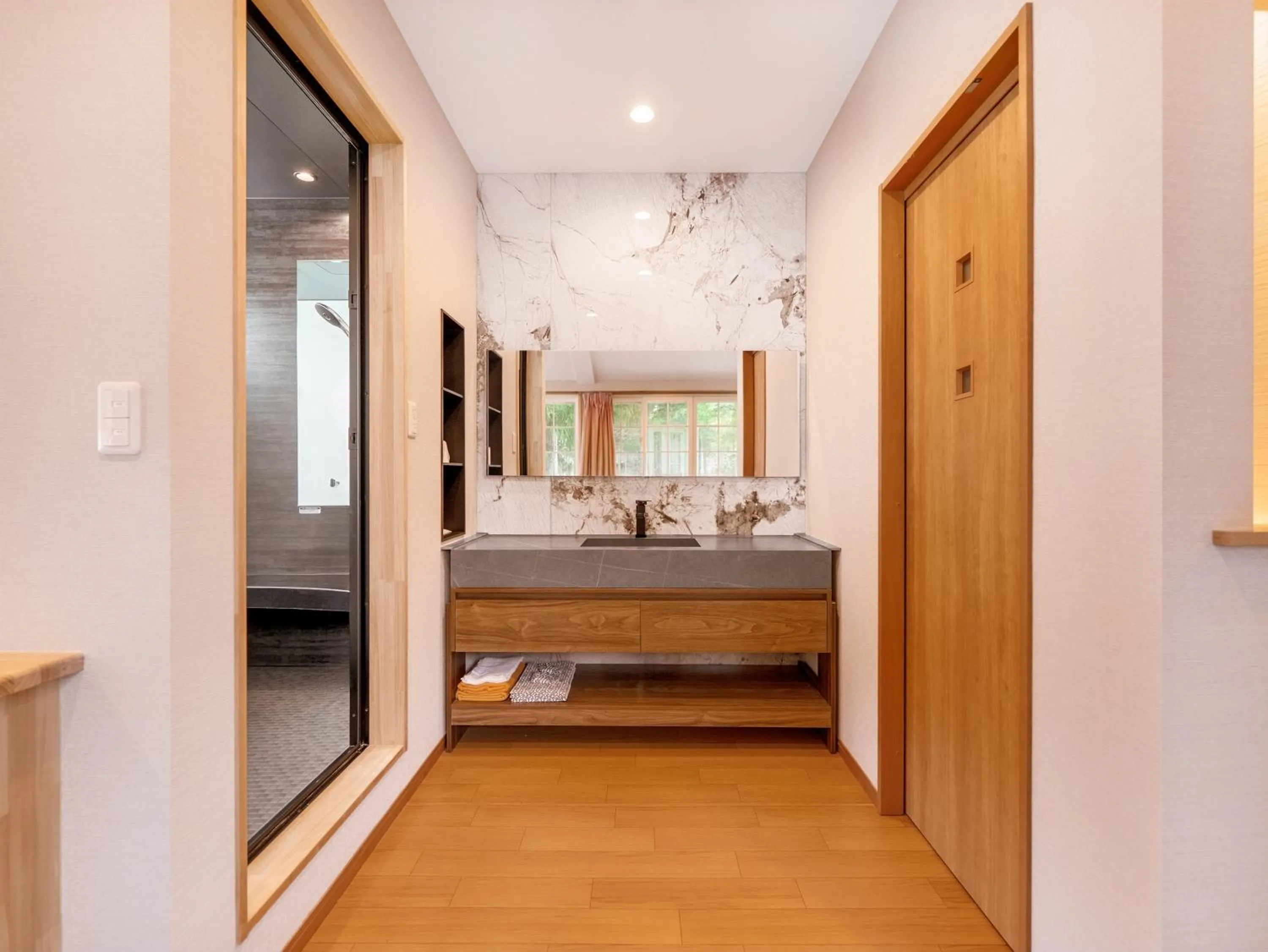 Bed in Hakuba Sun Valley Hotel