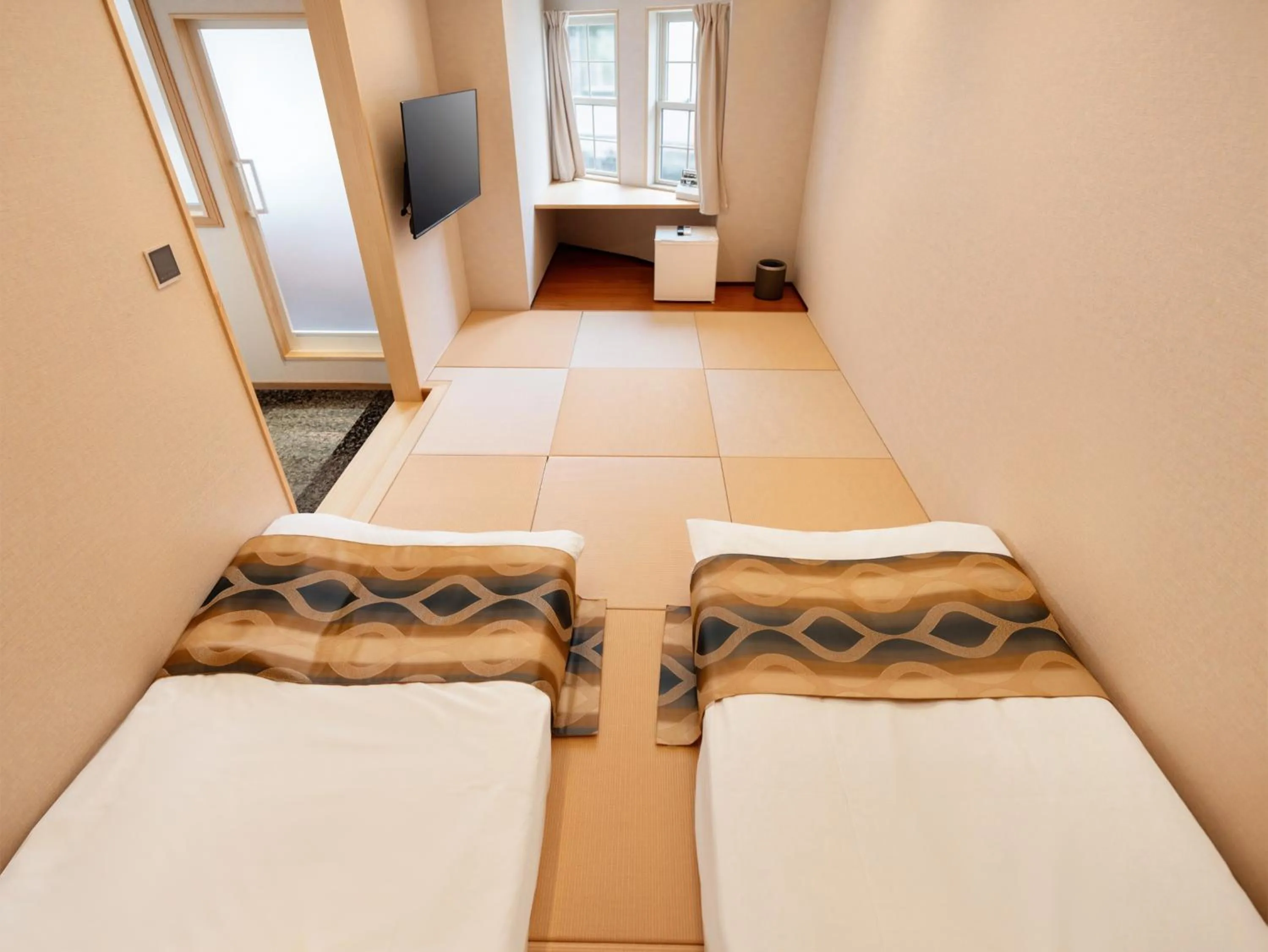 Bed in Hakuba Sun Valley Hotel