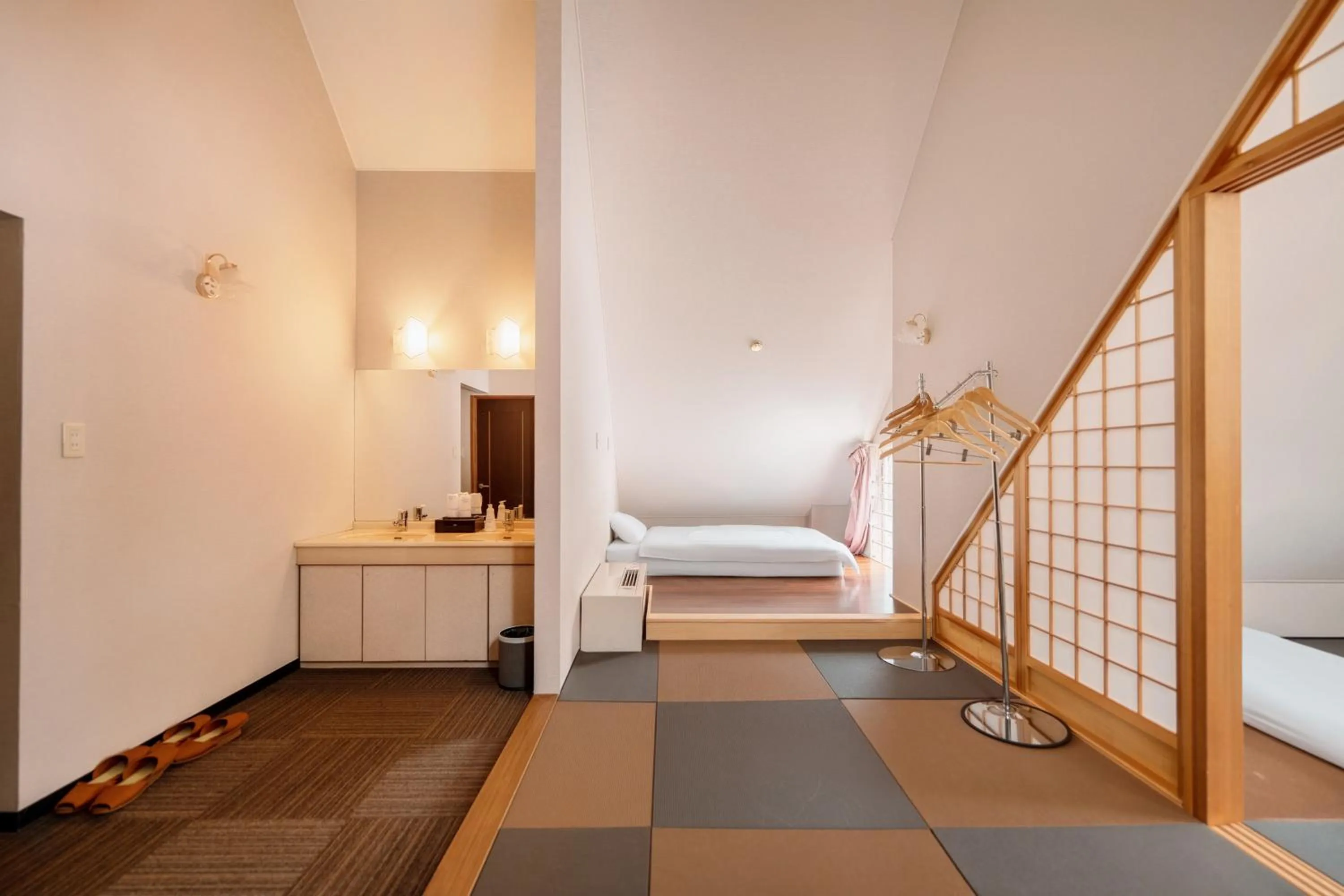 Bed in Hakuba Sun Valley Hotel