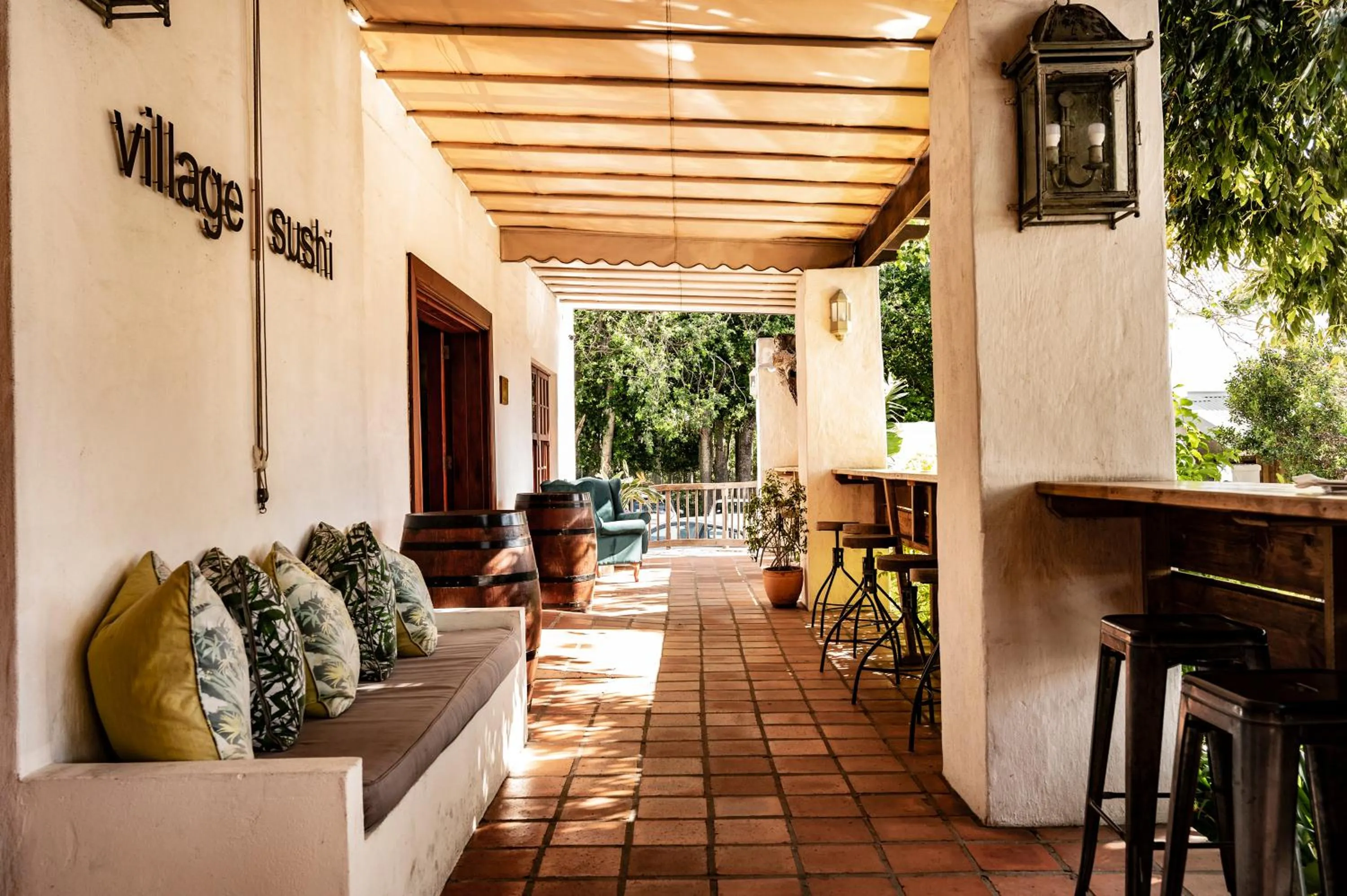Patio in Noordhoek Village Hotel