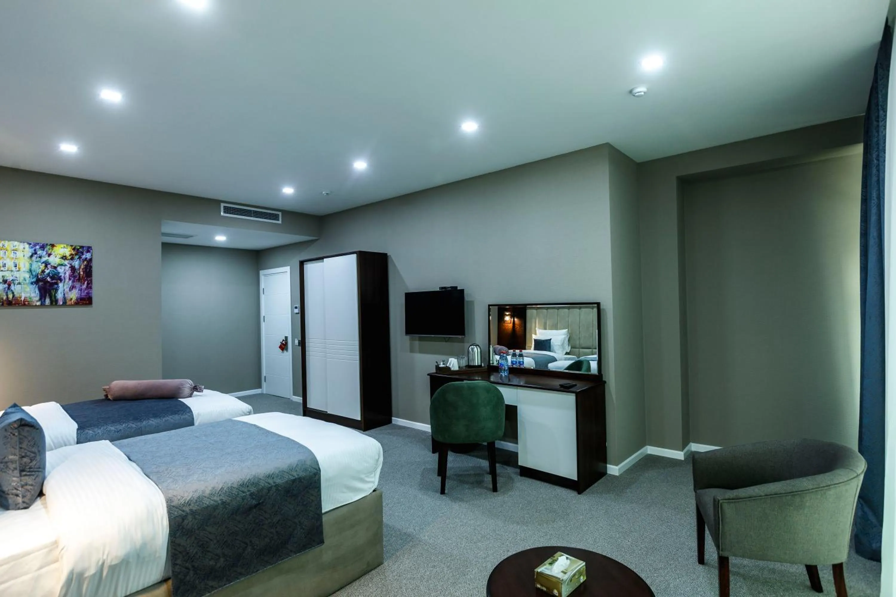 Bed in Parallel Hotel