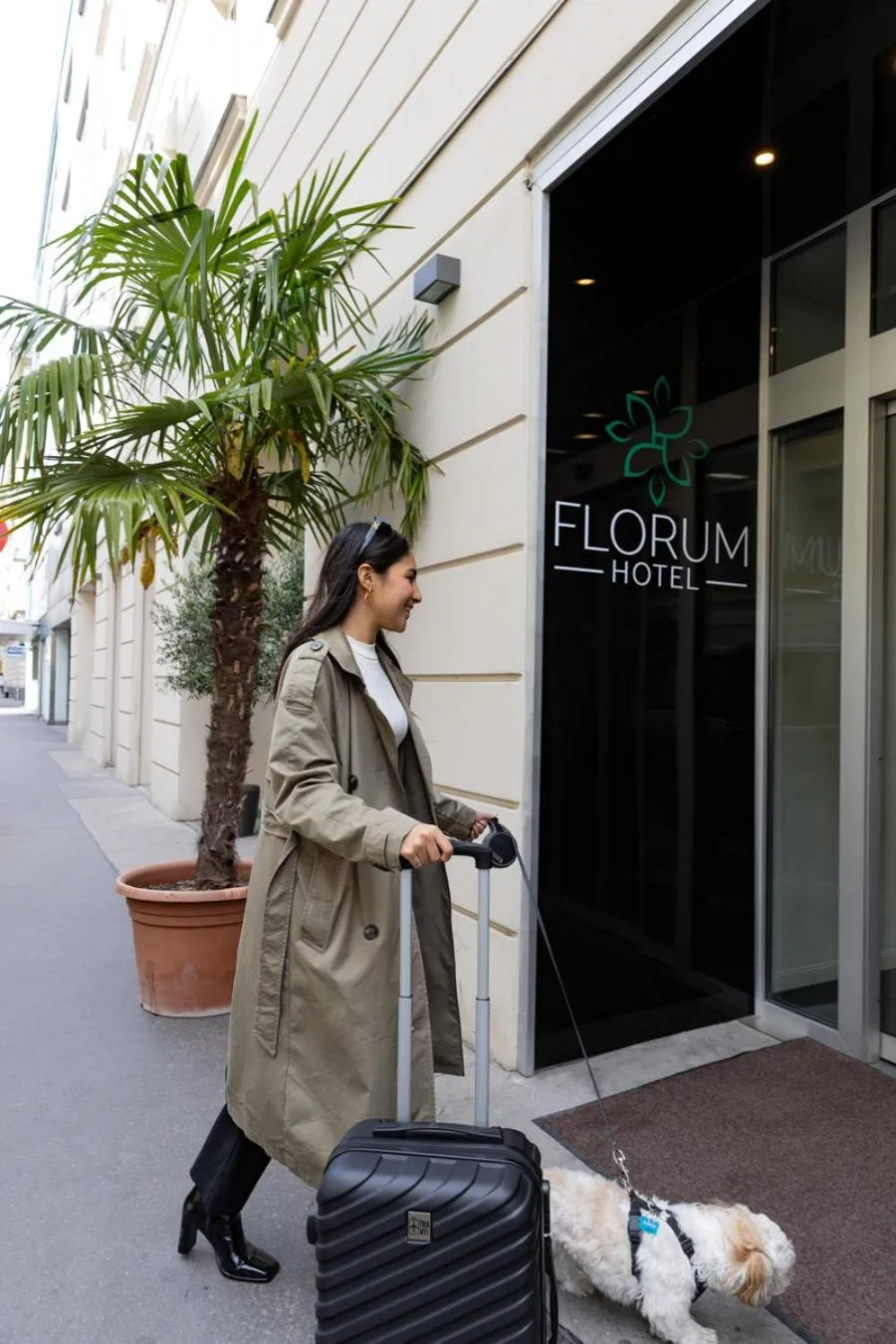 Facade/entrance in Florum Hotel