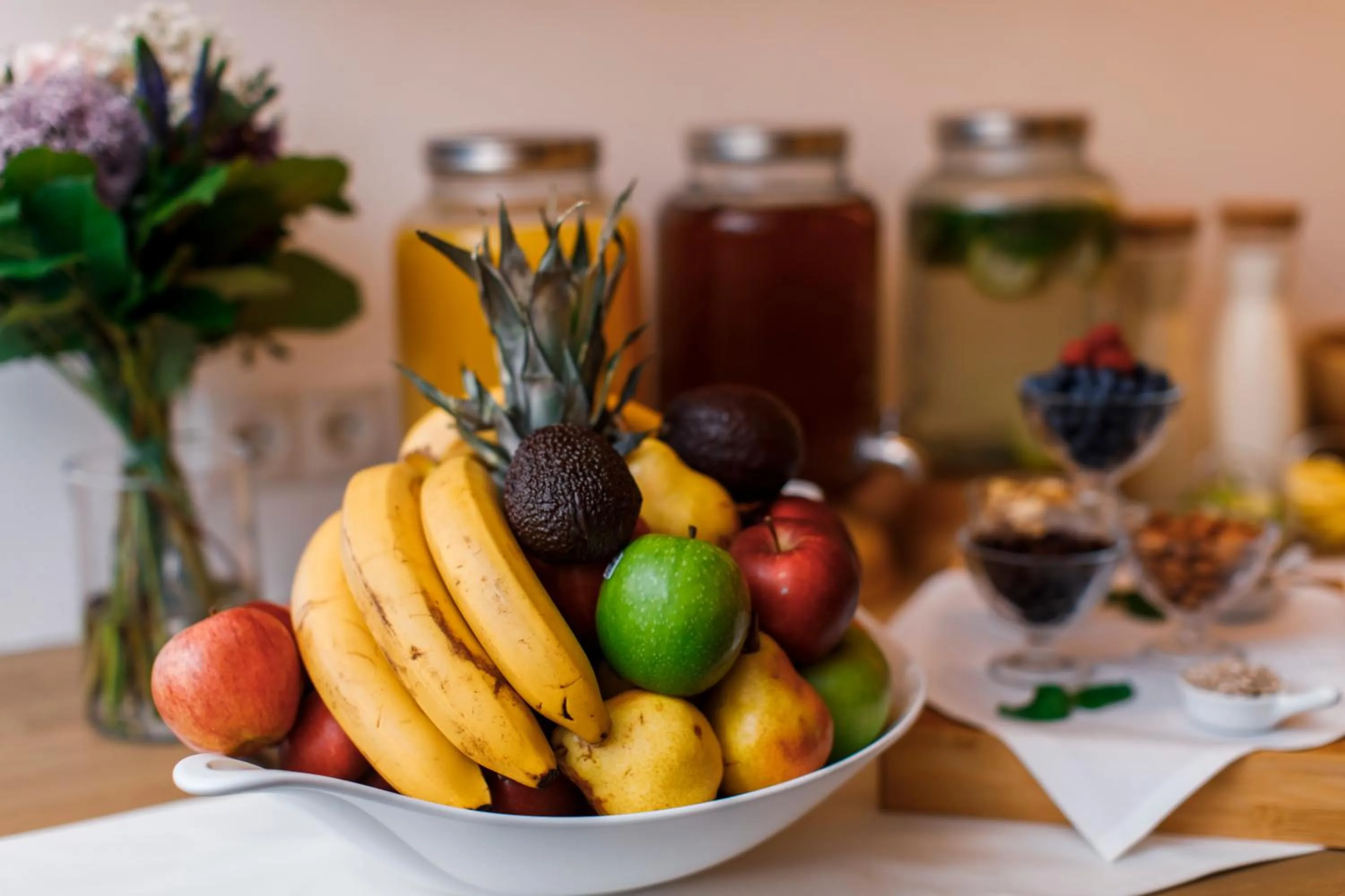 Food and drinks in Florum Hotel