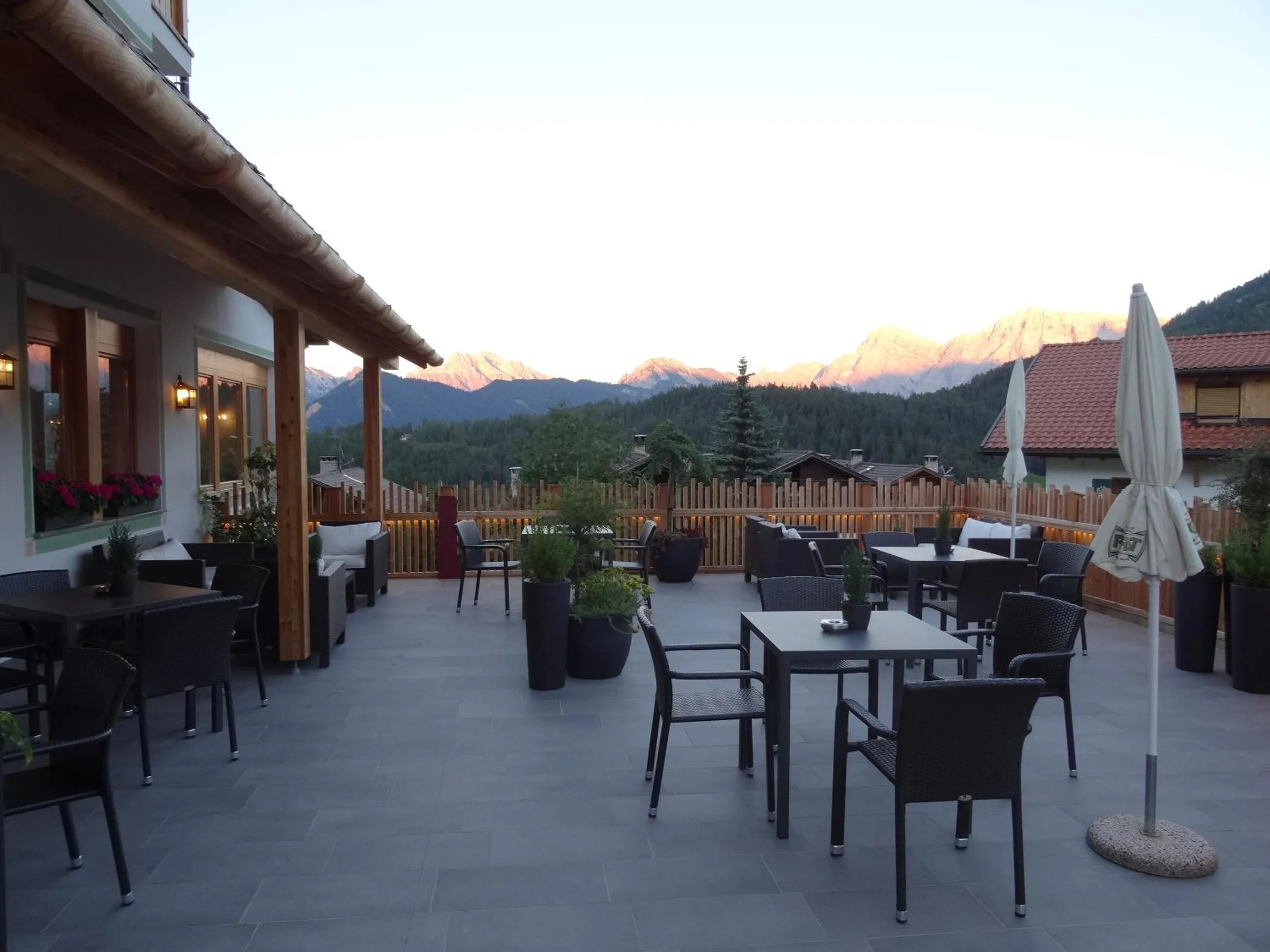 Balcony/Terrace in Hotel Antermoia