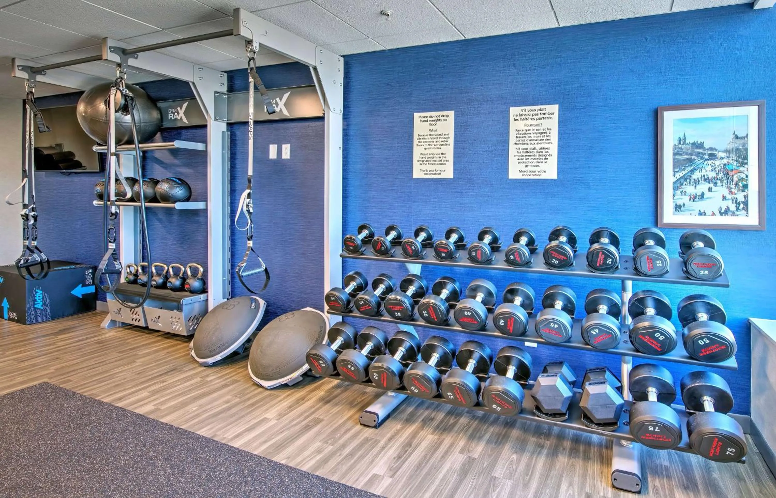 Fitness centre/facilities in Hampton by Hilton Ottawa