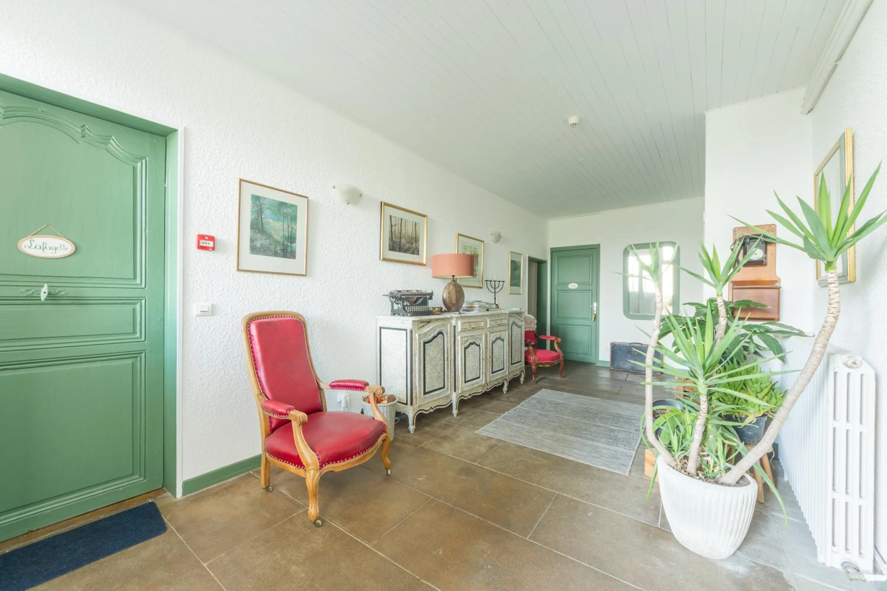 Living room in Ermitage Saint Vincent B&B