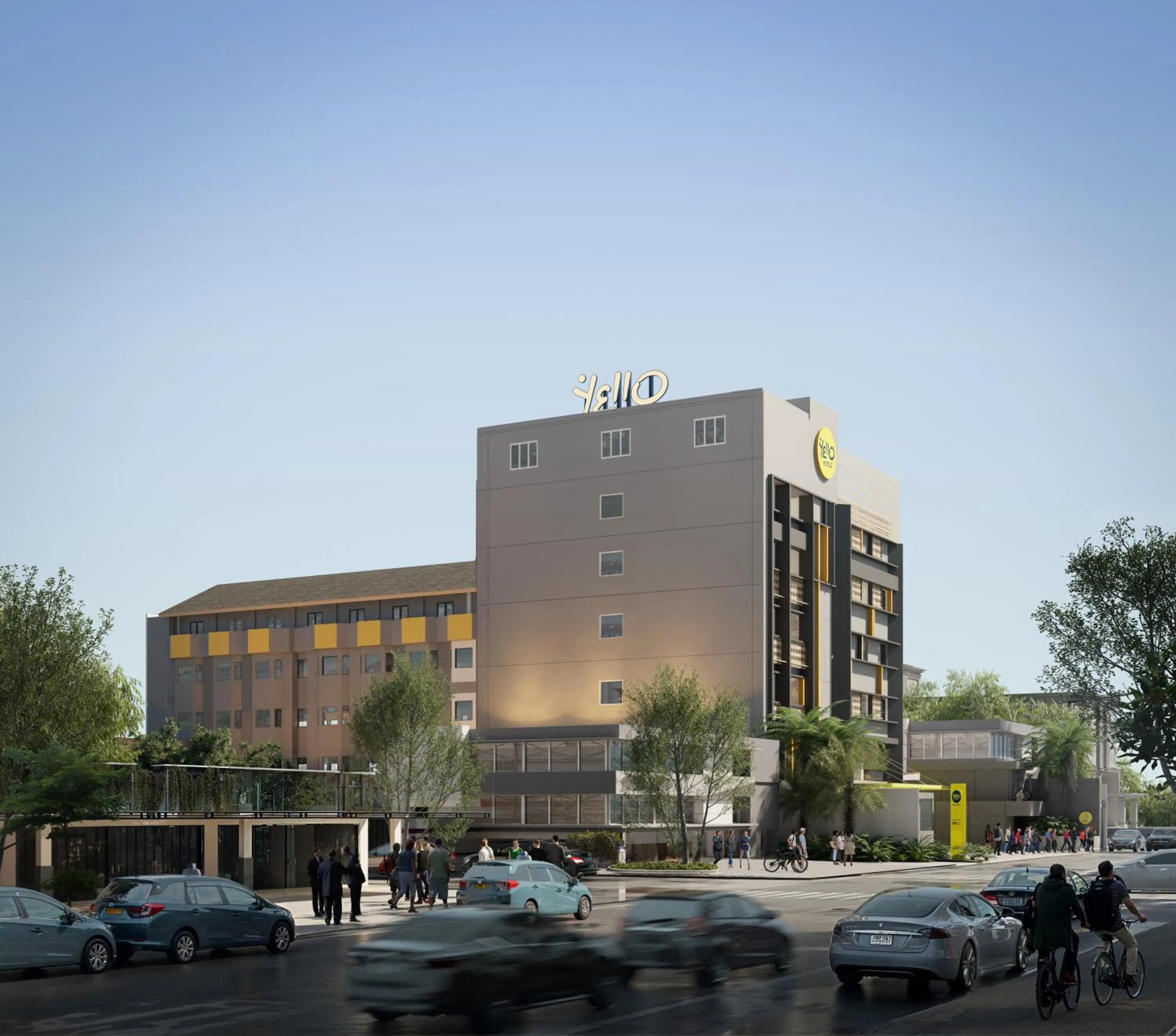 Property building in Yello Hotel Samarinda