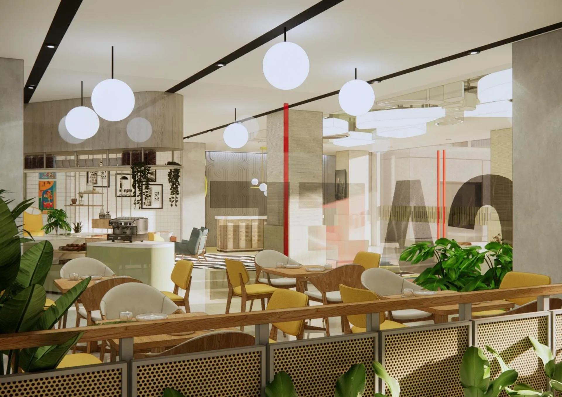 Restaurant/places to eat in Yello Hotel Samarinda