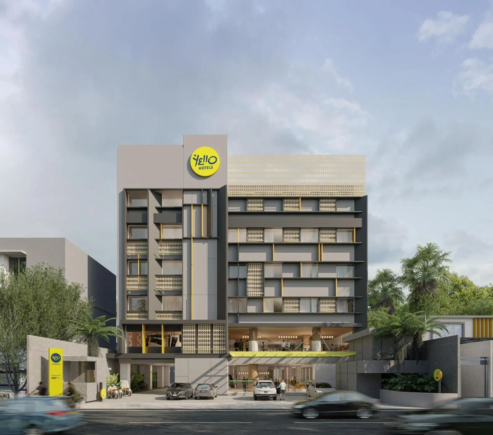 Property building in Yello Hotel Samarinda